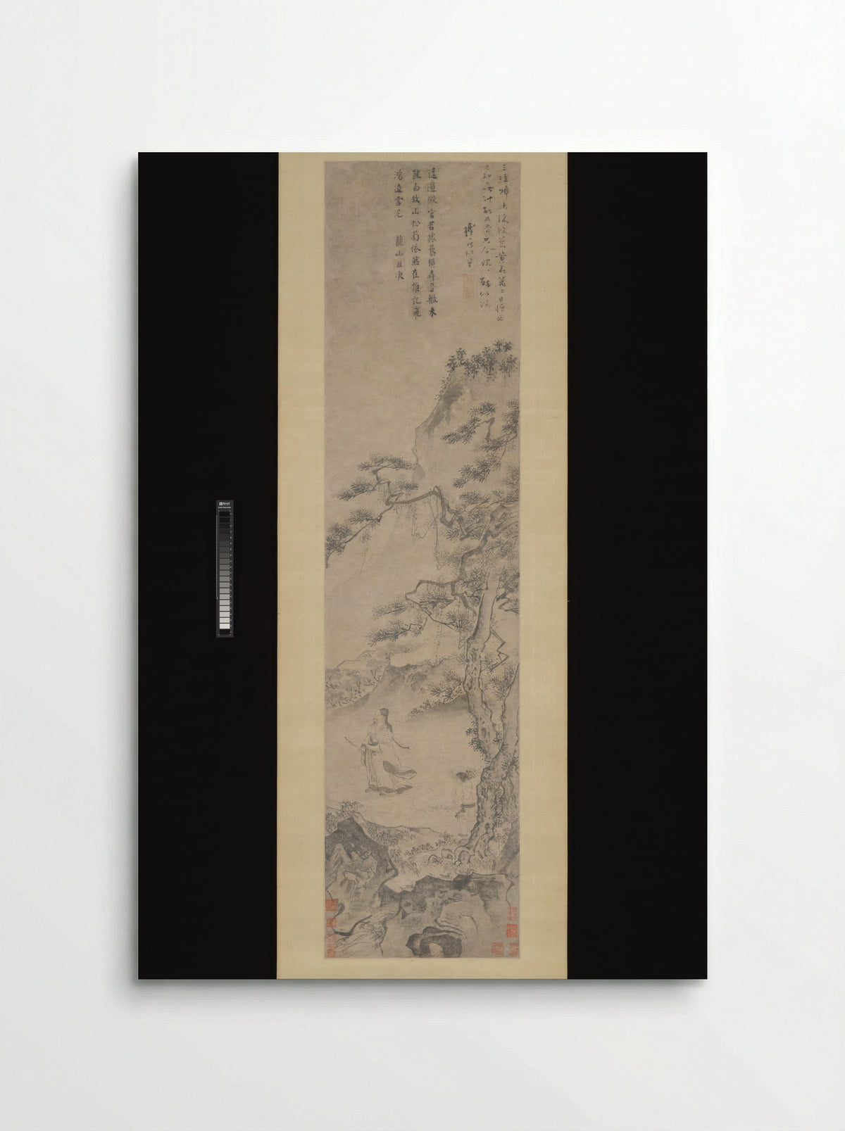 Tao Yuanming Enjoying Chrysanthemums - Du Jin - Poster