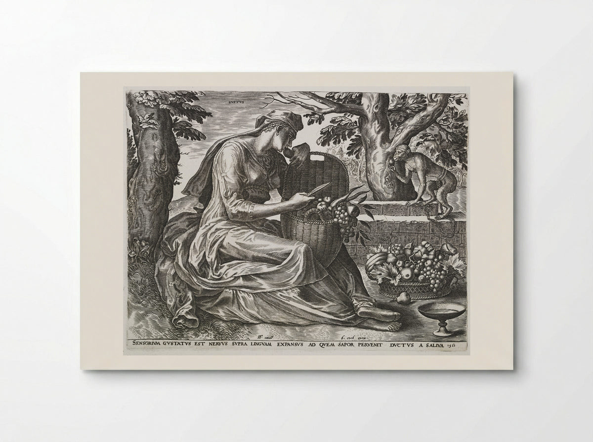 Taste (Gustus) - Cornelis Cort - Poster