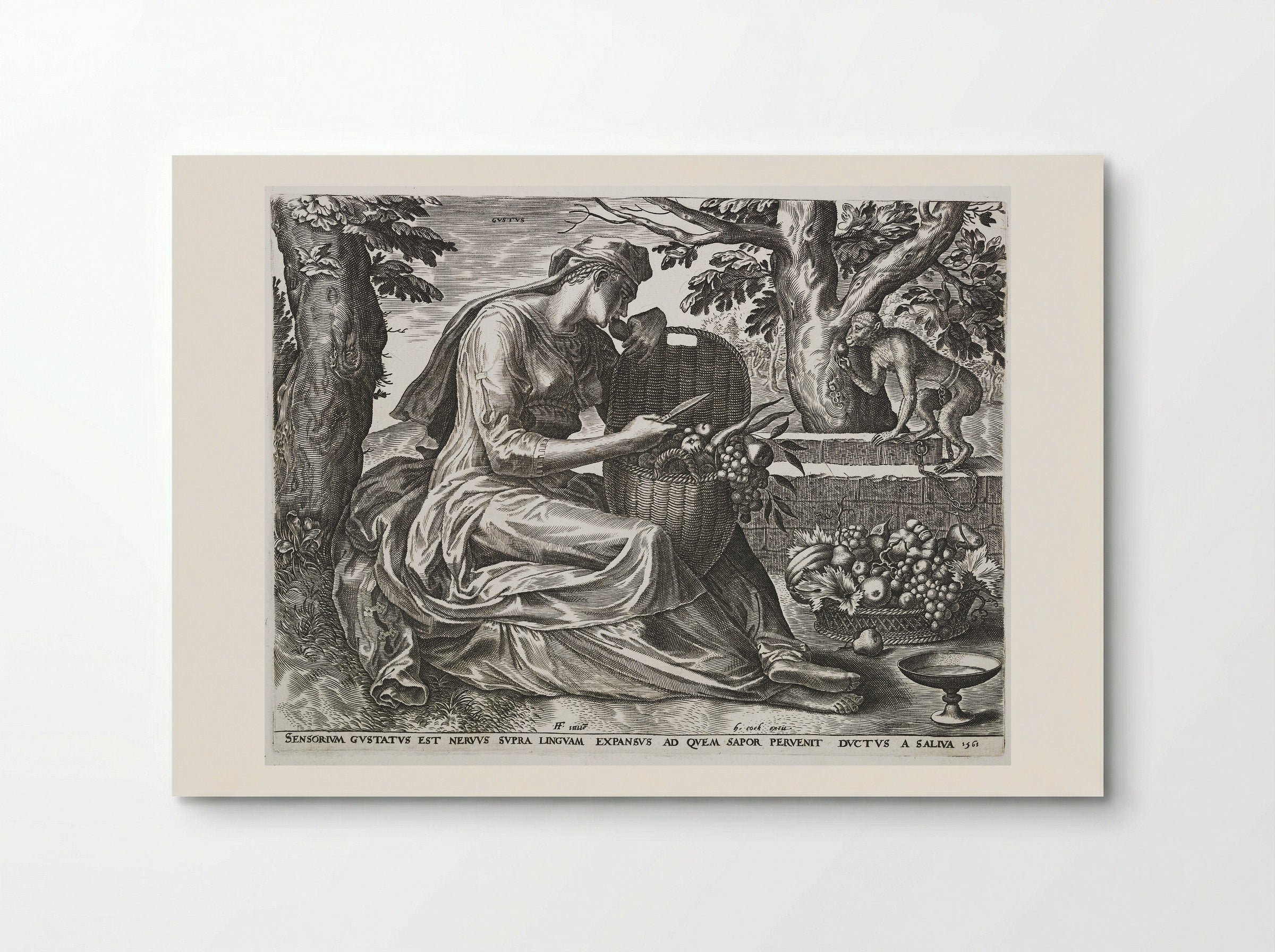 Taste (Gustus) - Cornelis Cort - Poster