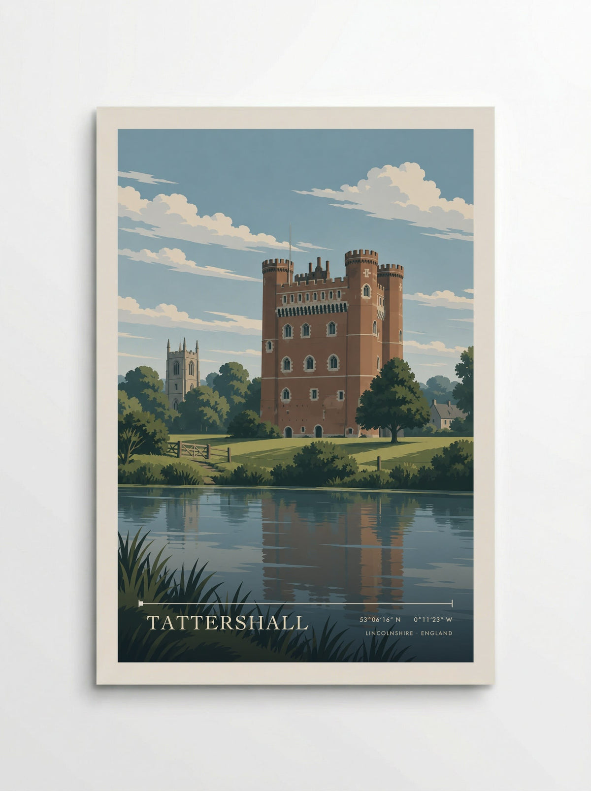 Tattershall, Lincolnshire | Travel Poster - Poster