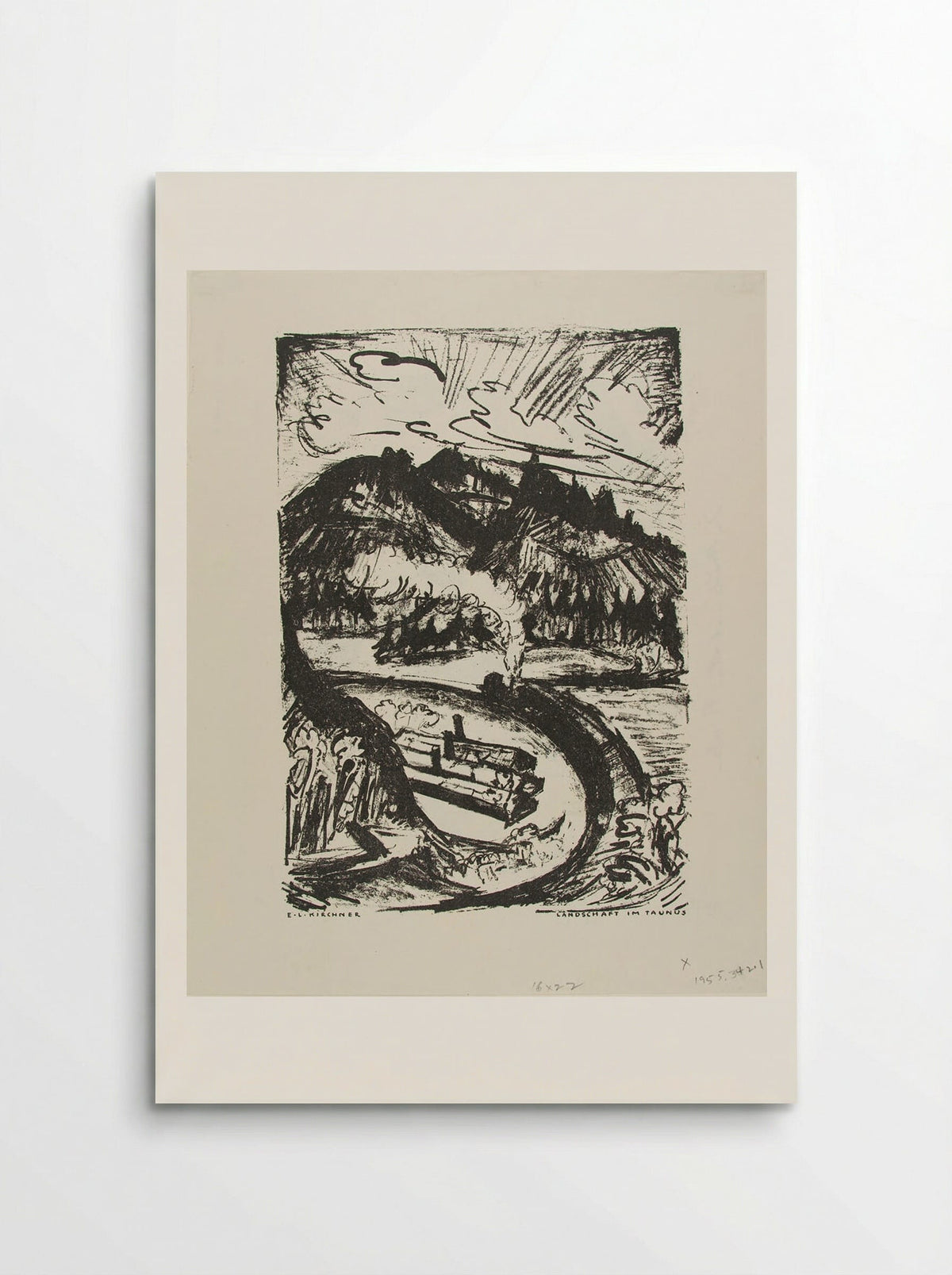 Taunus Landscape - Ernst Ludwig Kirchner - Poster