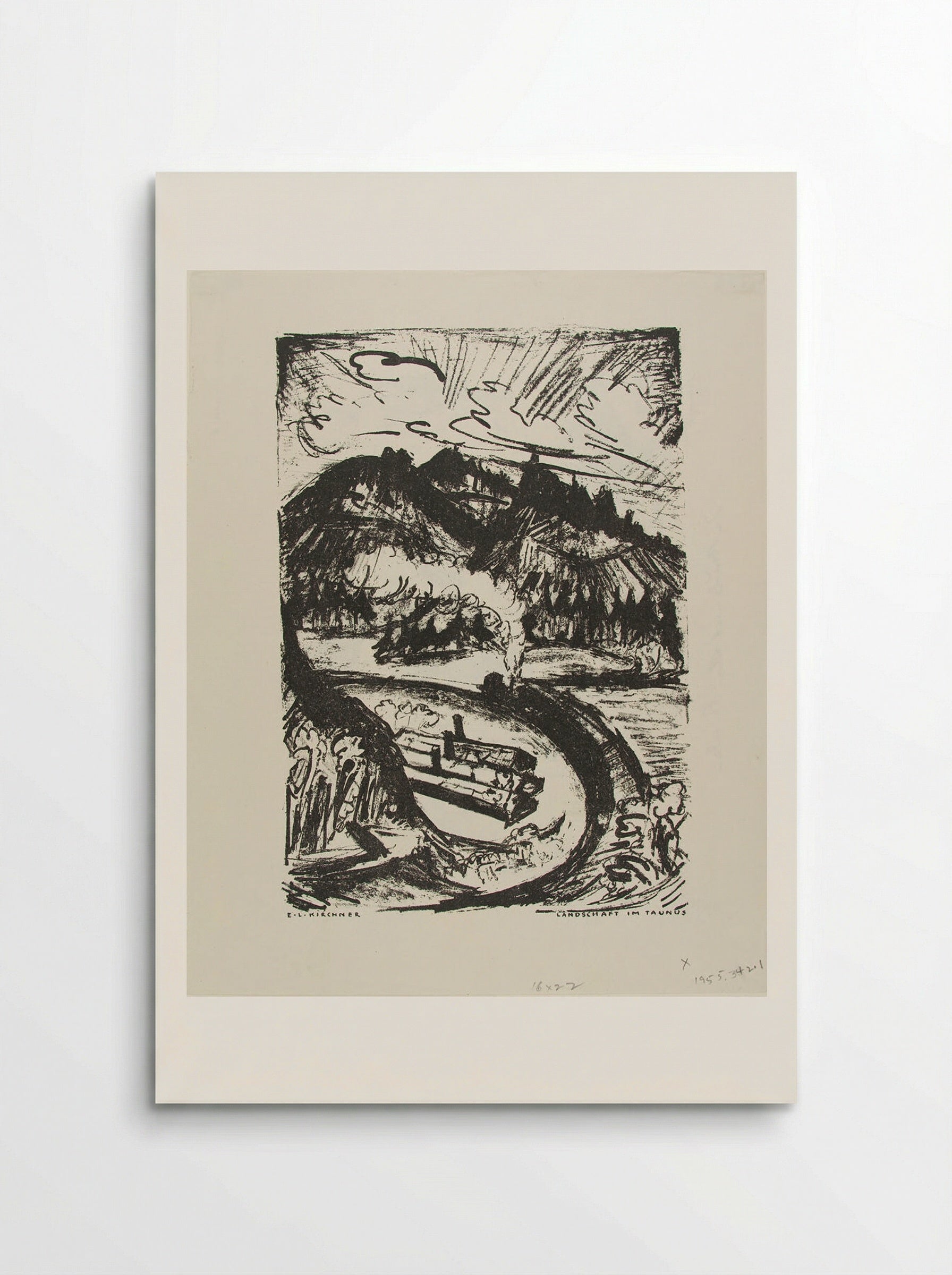 Taunus Landscape - Ernst Ludwig Kirchner - Poster