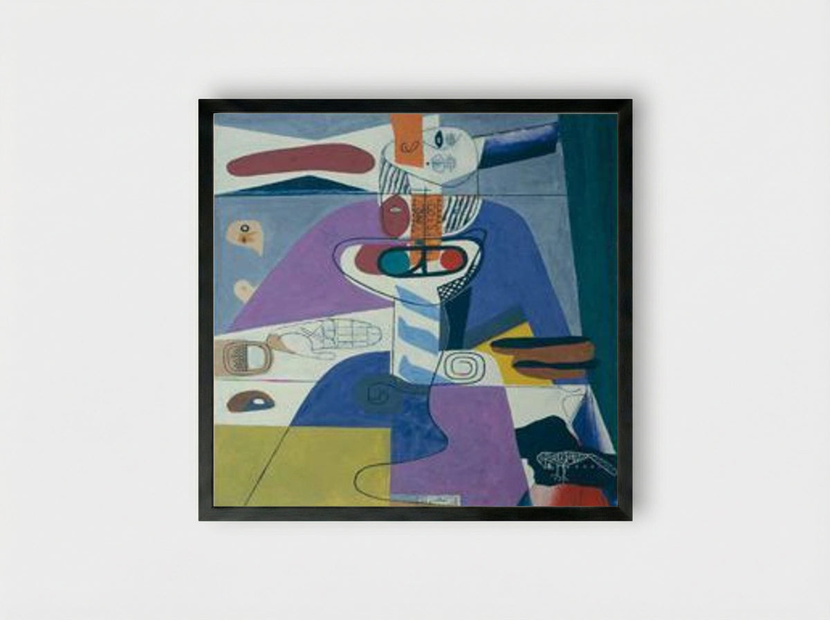 Taureau XVI - Le Corbusier - Framed Print Black