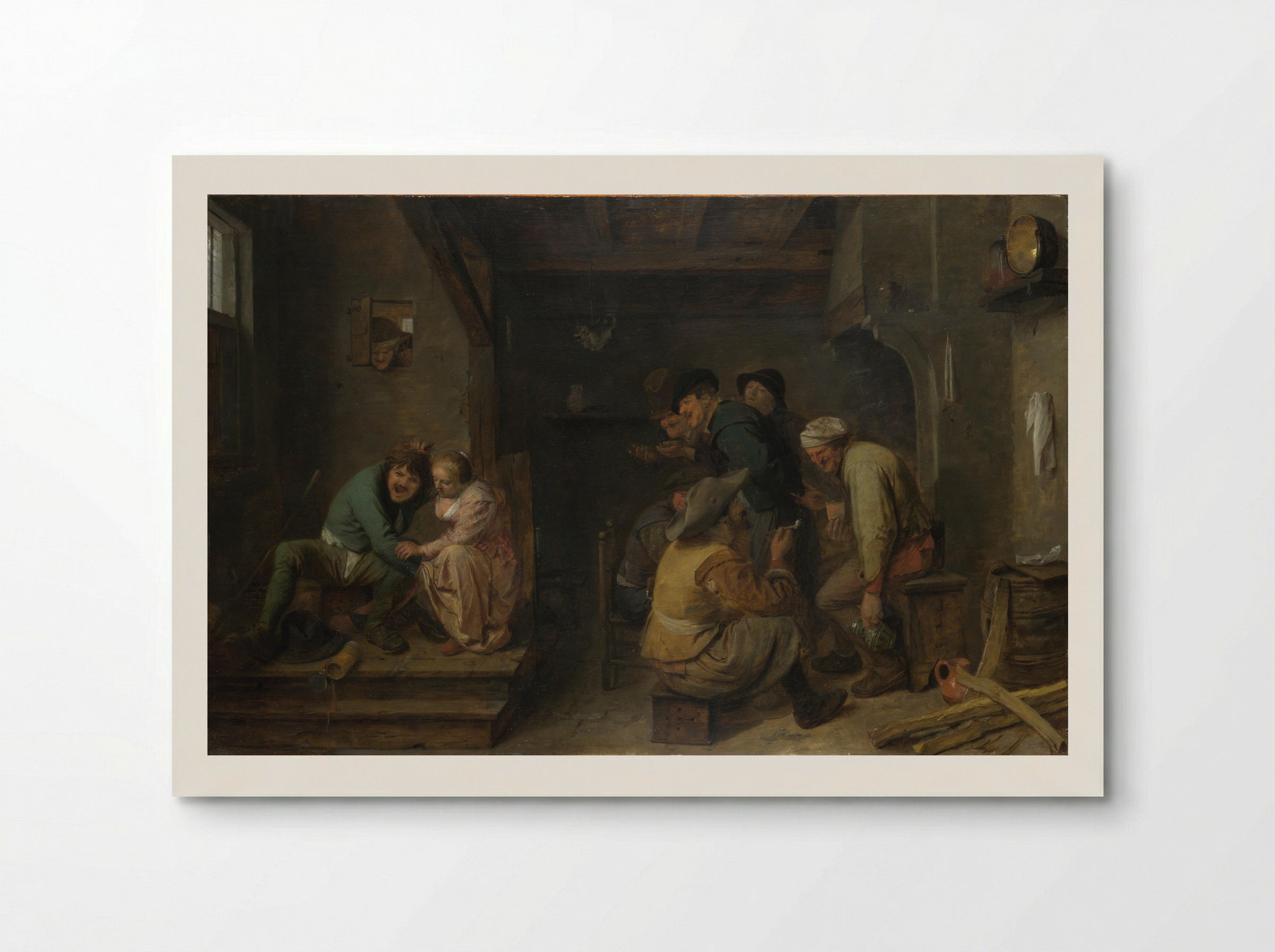 Tavern Scene - Adriaen Brouwer - Poster