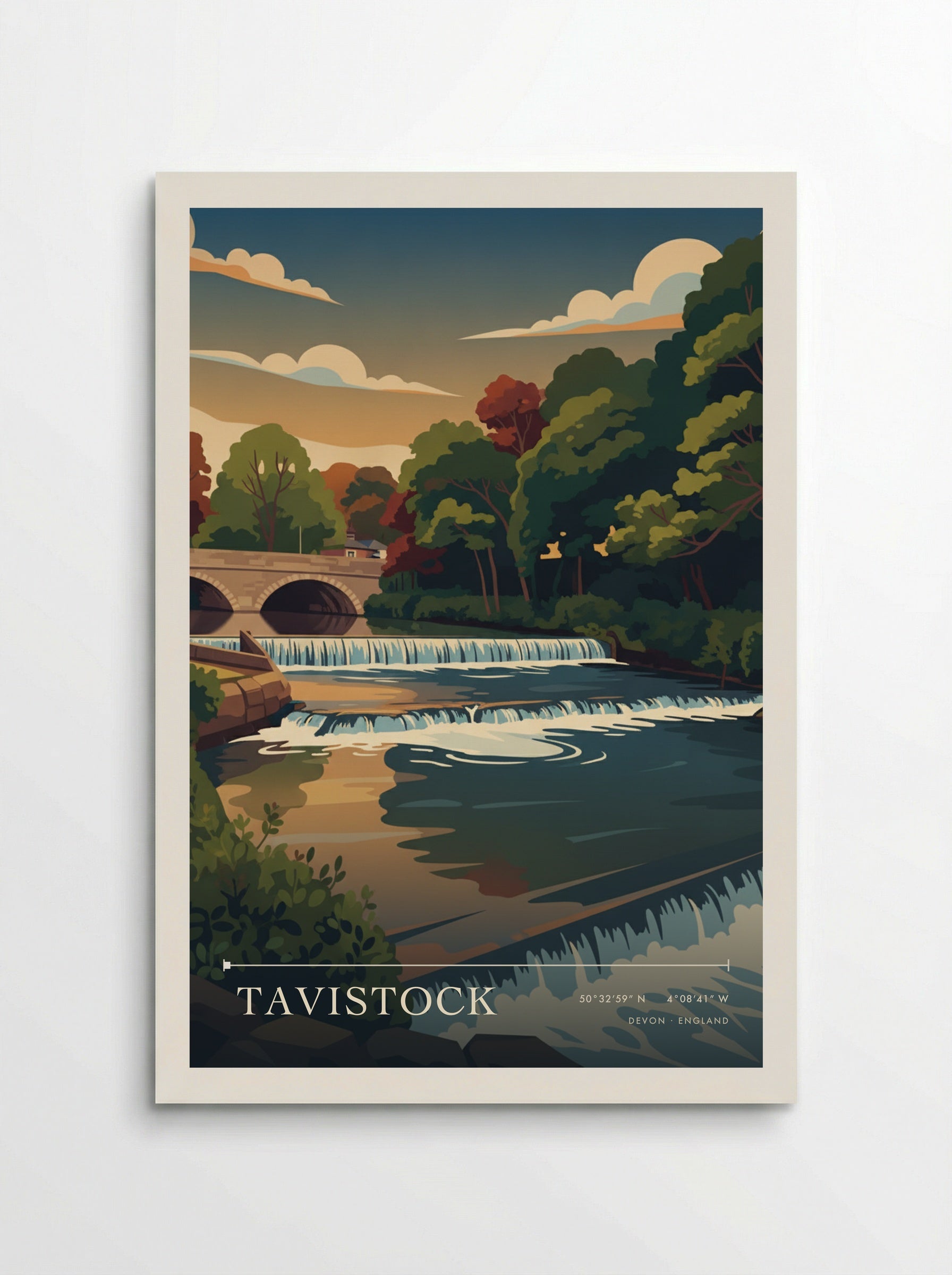 Tavistock Devon England Travel Poster - Poster