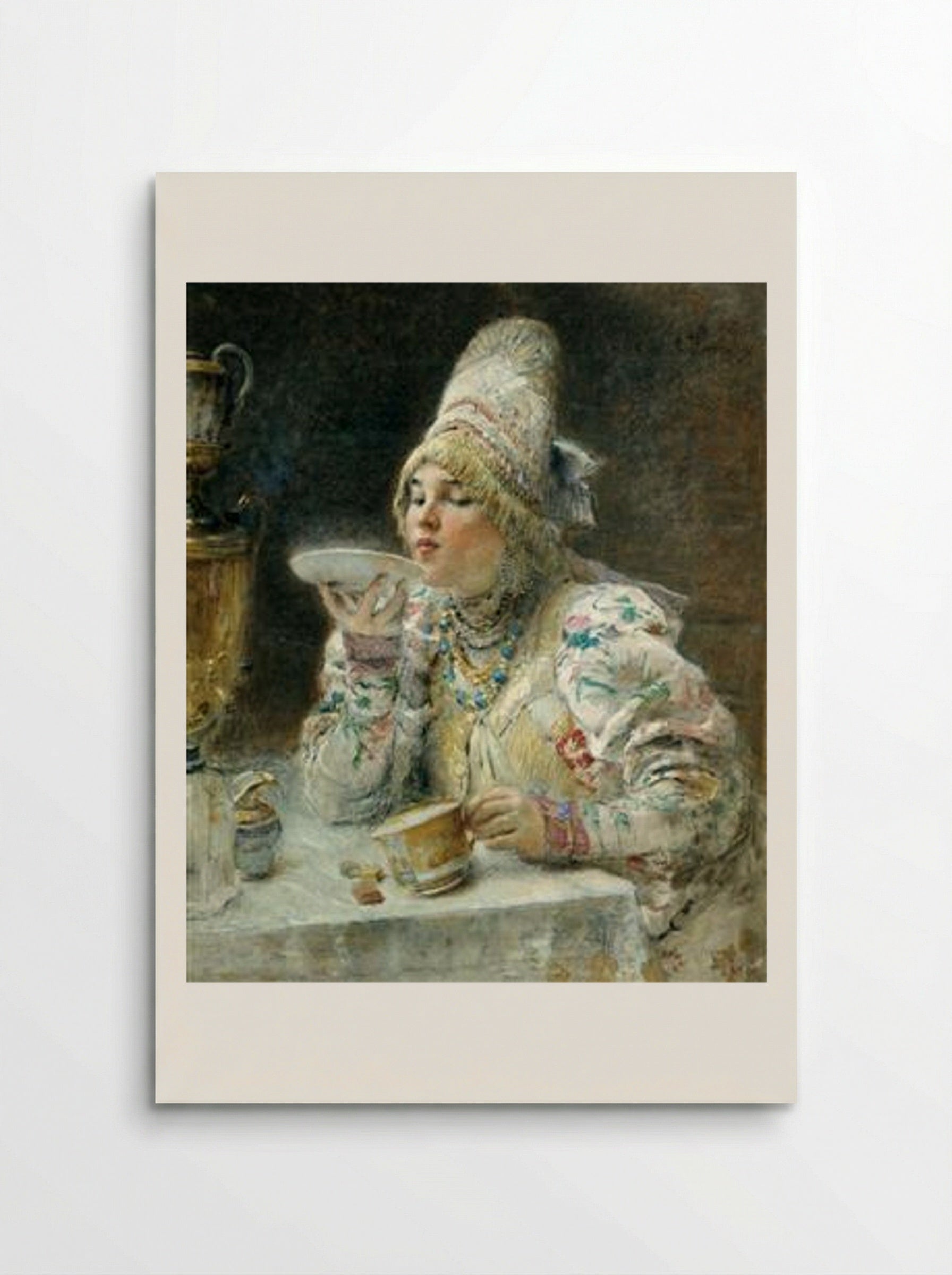 Tea Drinking - Konstantin Makovsky - Poster