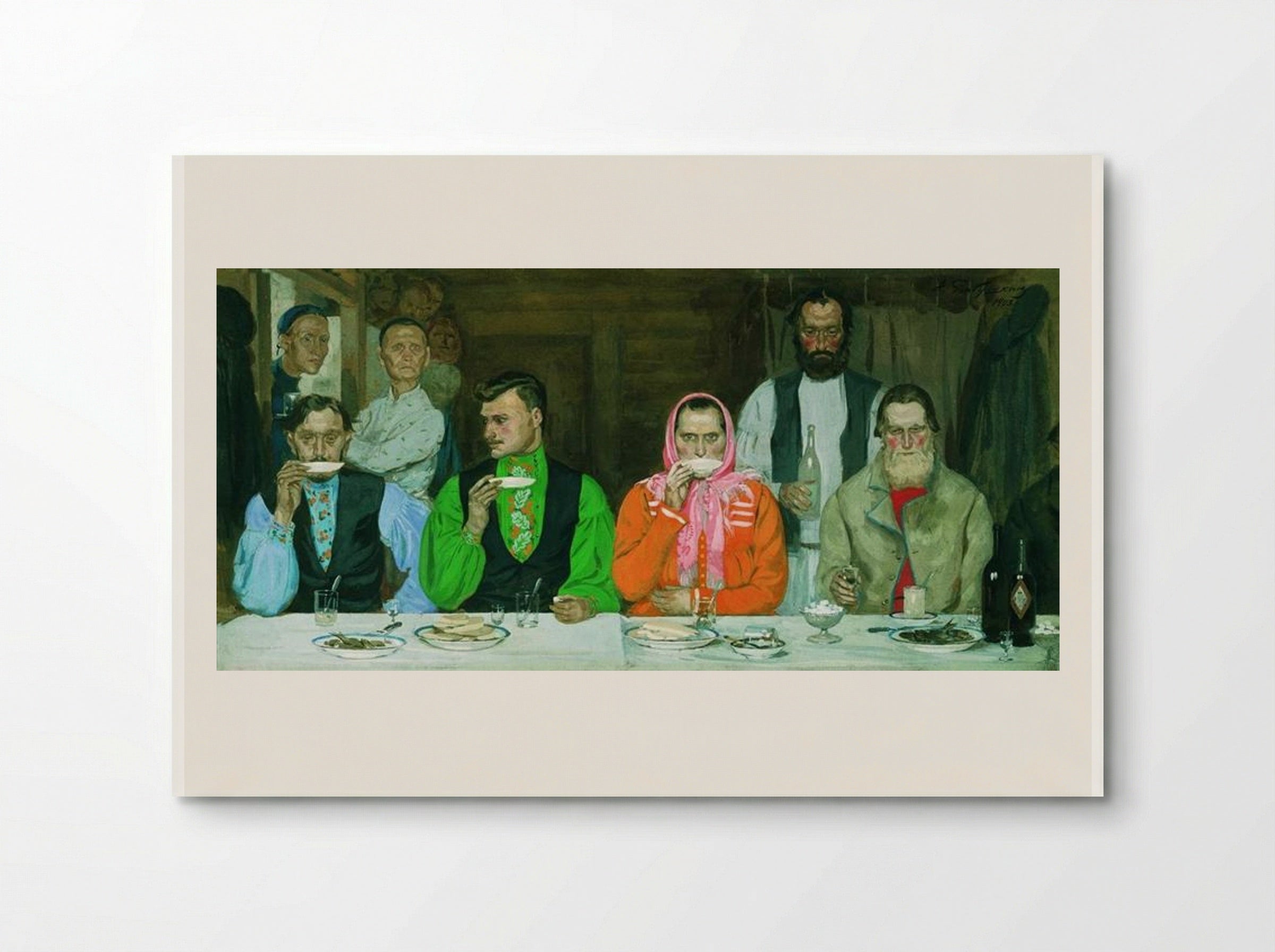 Tea Party - Andrei Ryabushkin - Poster