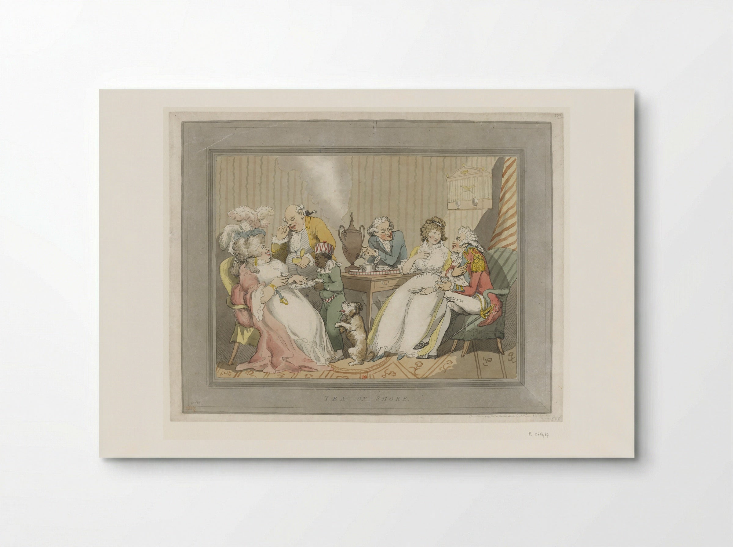 Tea on Shore - Thomas Rowlandson - Poster
