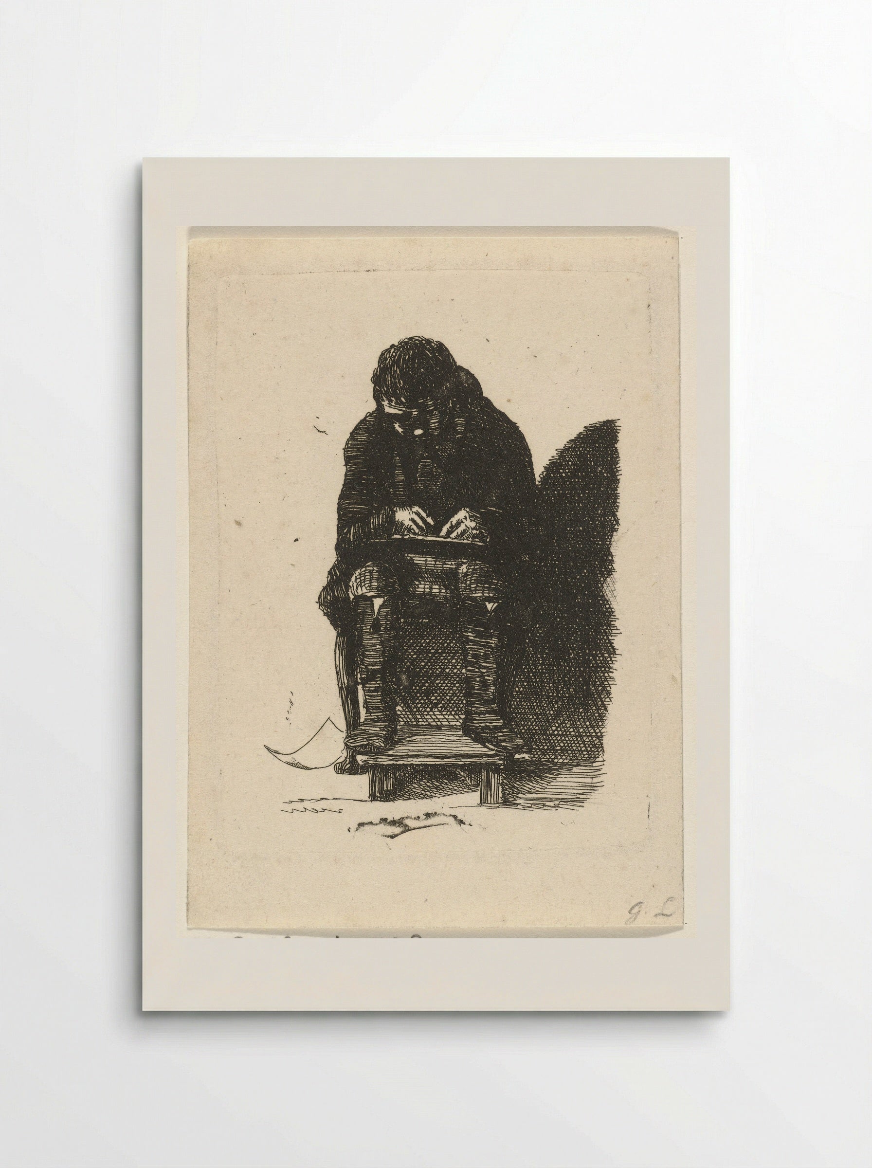 Tekenaar (The Draughtsman) - Gerrit Lamberts - Poster