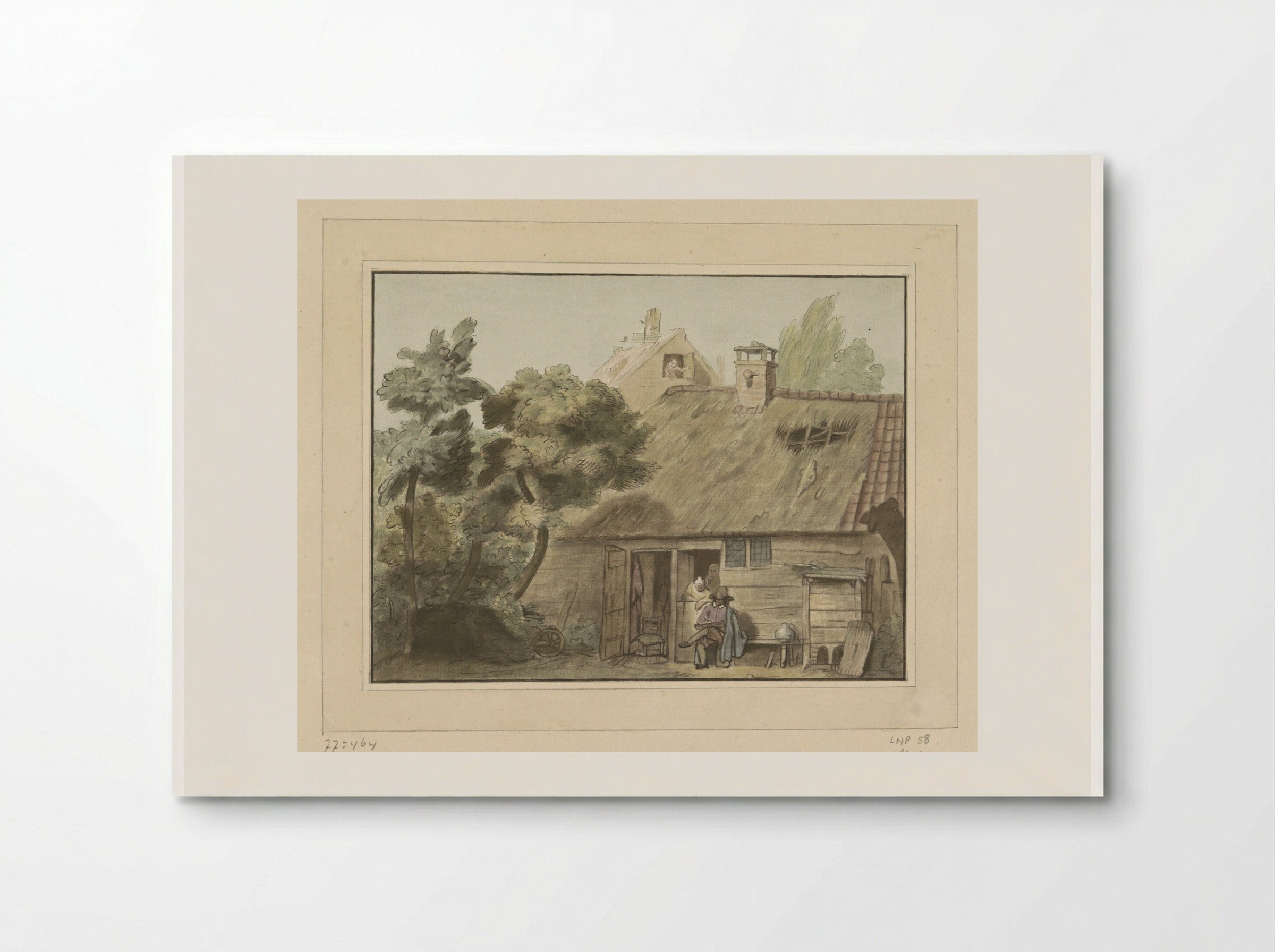 Tekenaar voor boerderij - Cornelis Ploos van Amstel - Poster