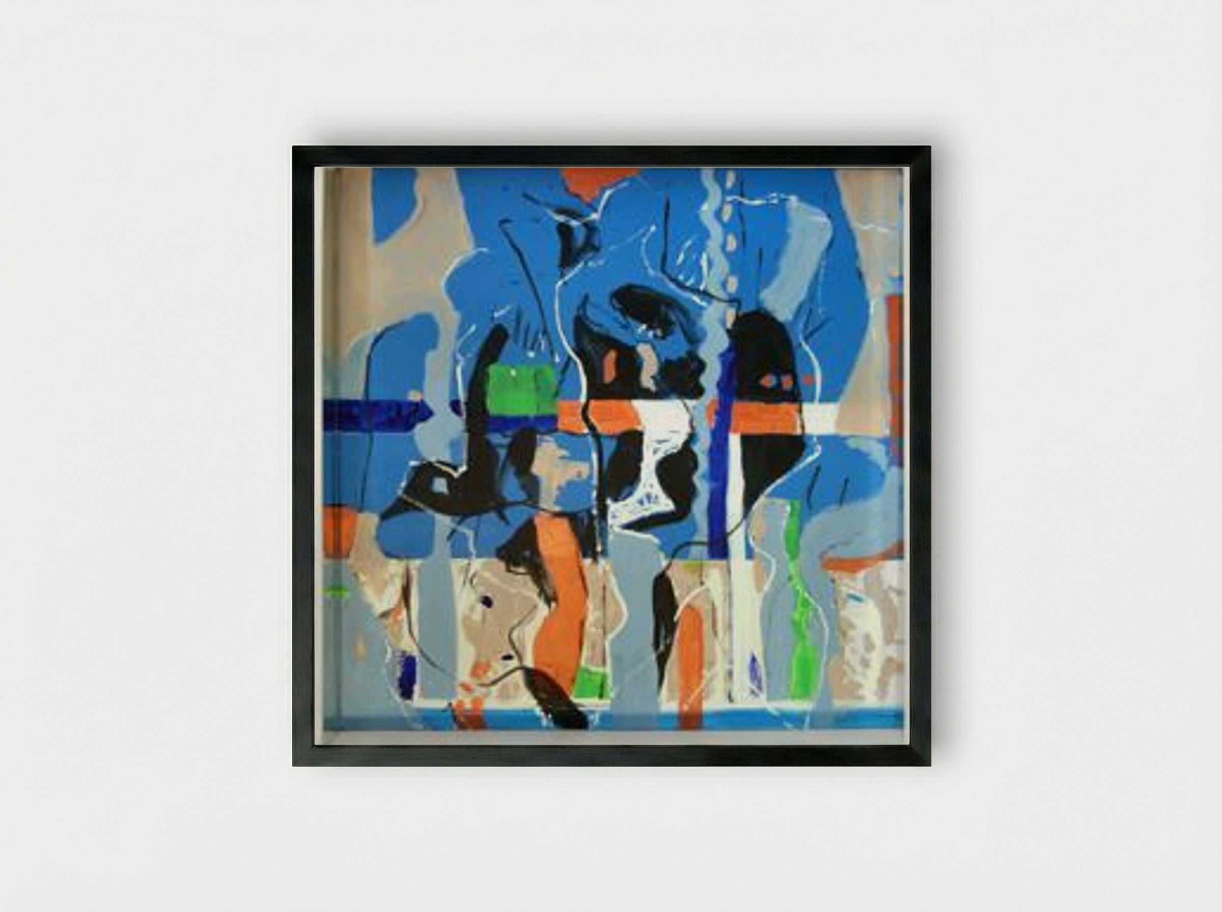 Telamon in Motion - Romul Nutiu - Framed Print Black