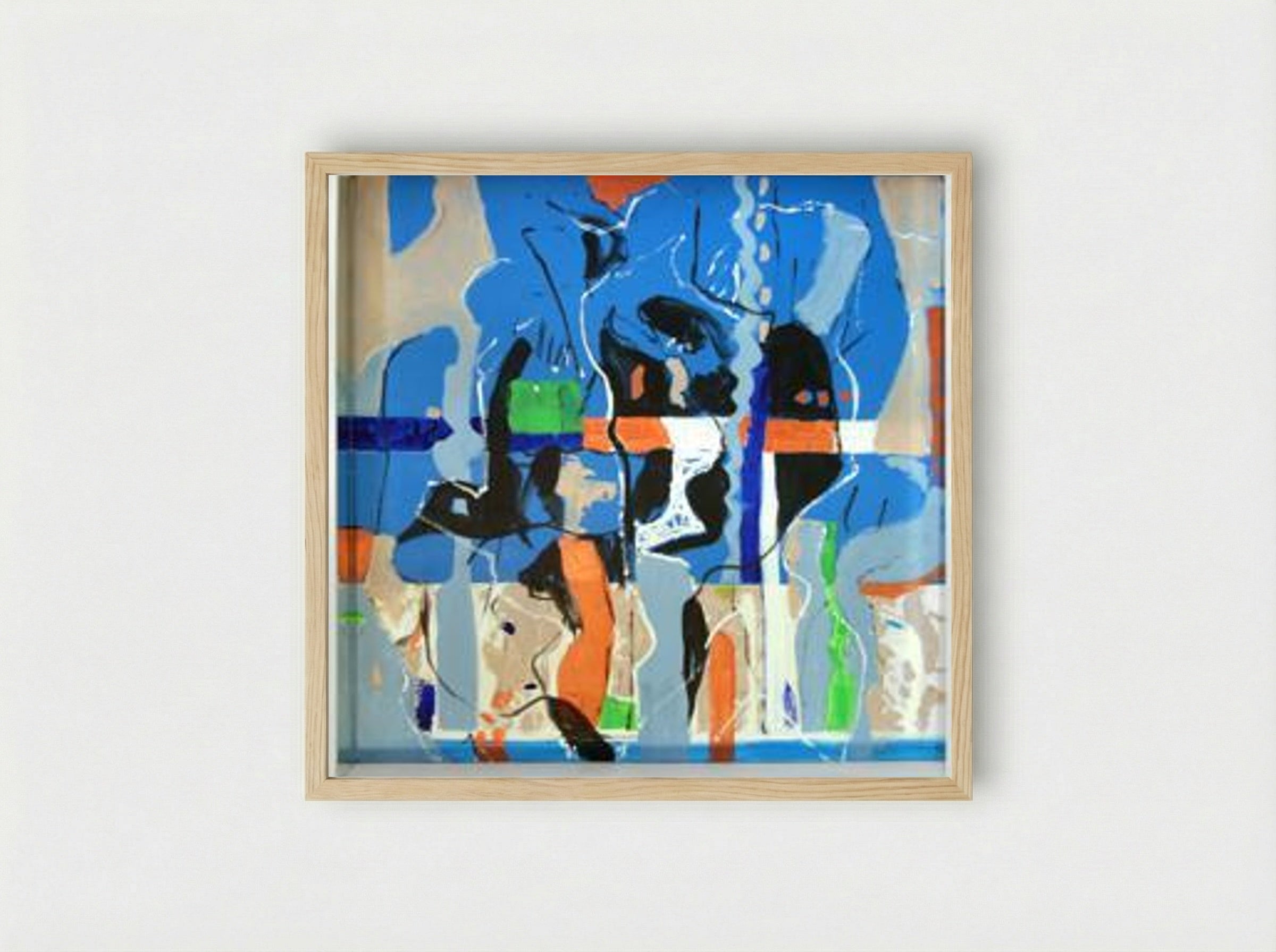 Telamon in Motion - Romul Nutiu - Framed Print Wood