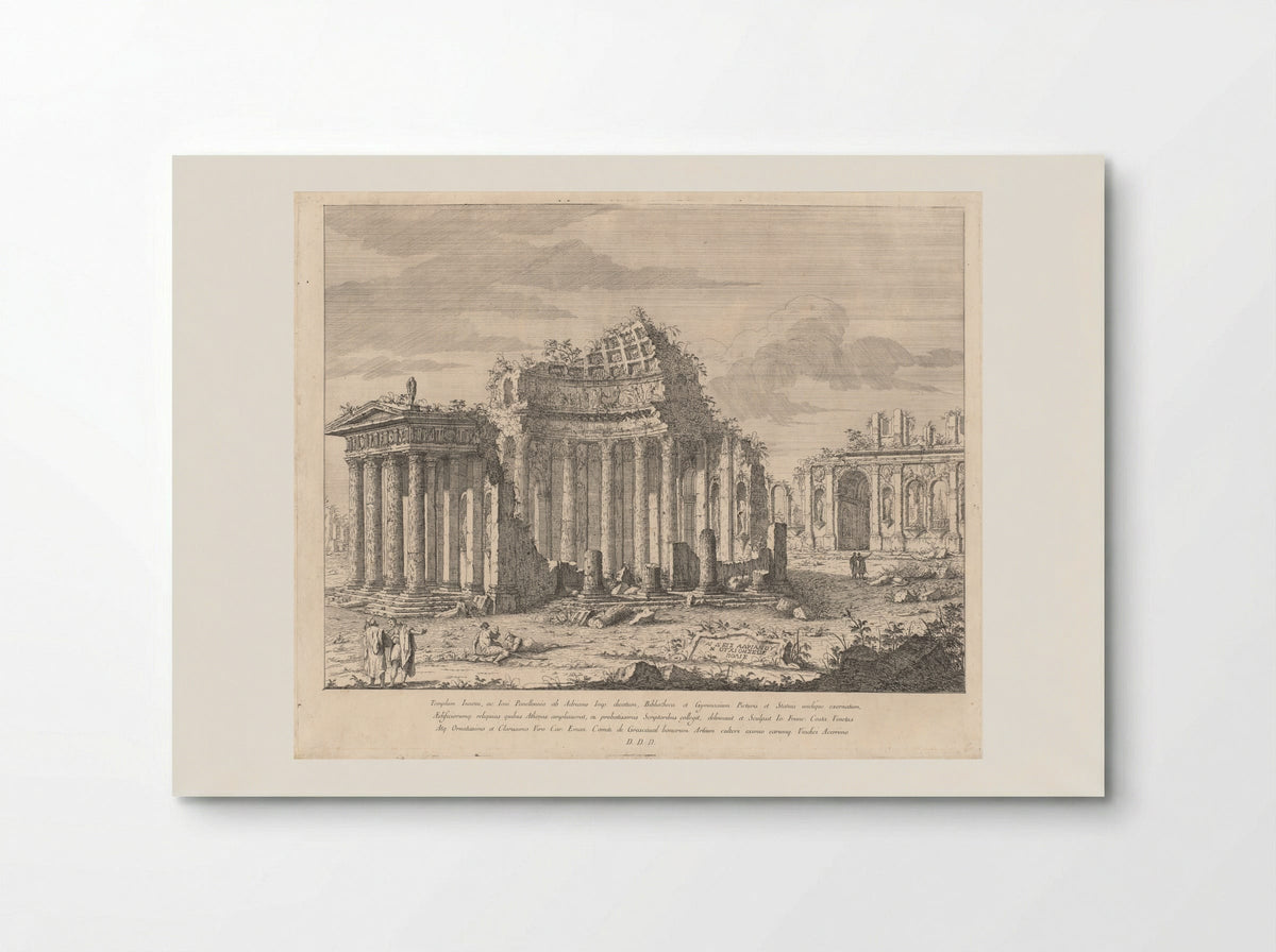 Tempel van Juno en Jupiter - Giovanni Francesco Costa - Poster