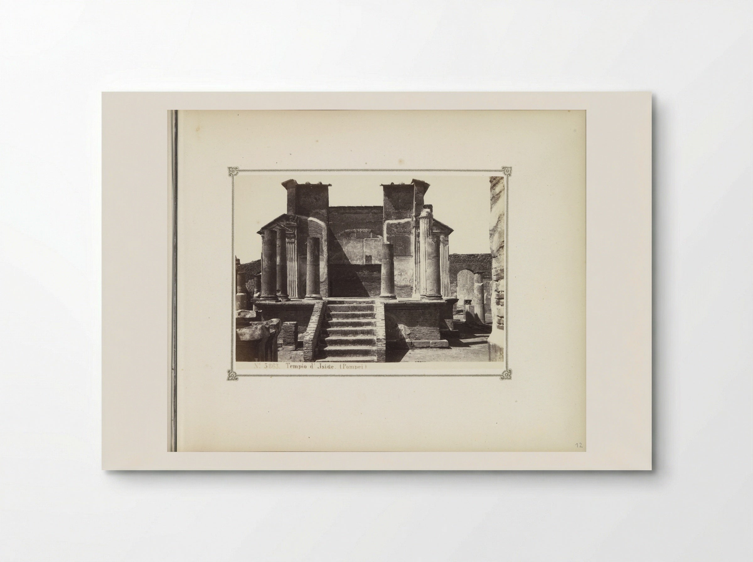 Tempio d'Iside (Pompei) - Giorgio Sommer - Poster