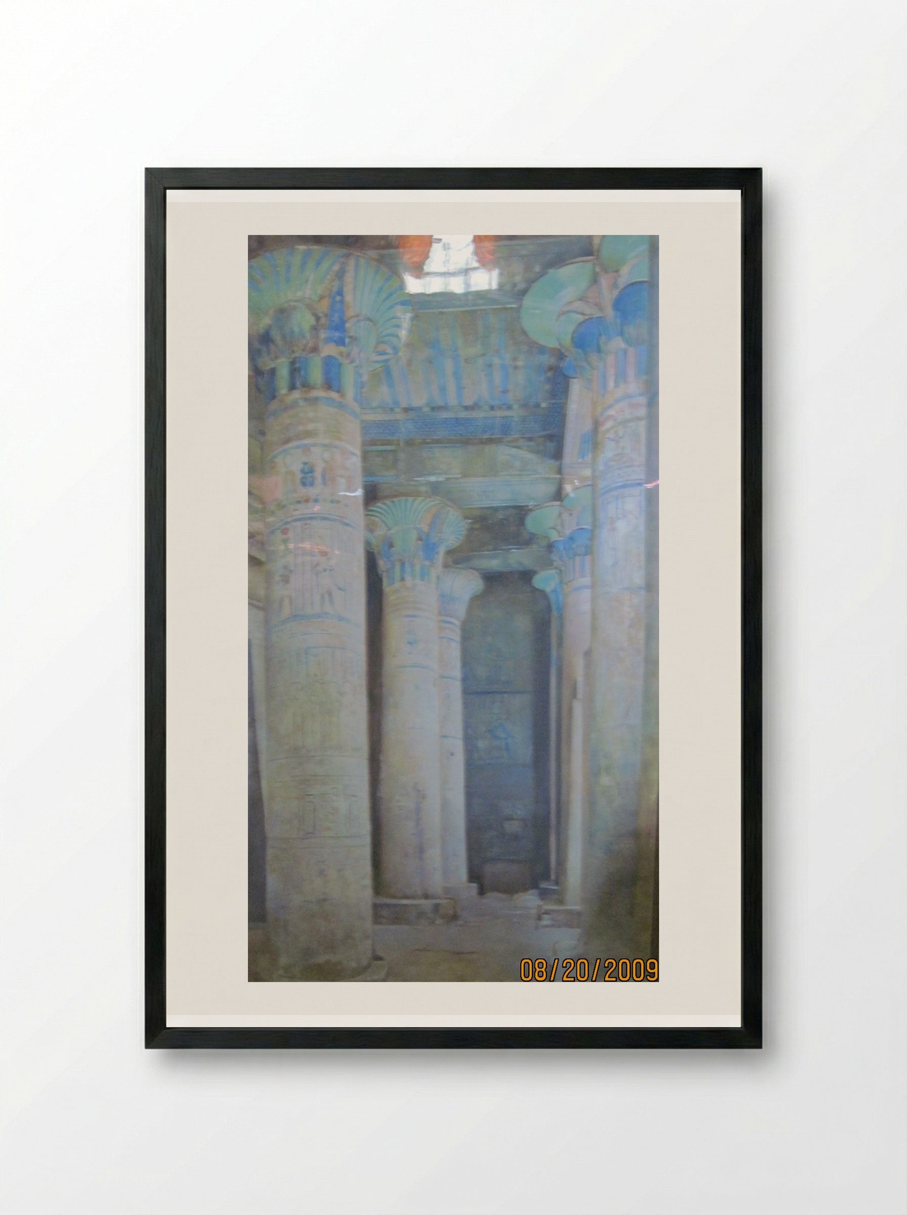 Temple at Philae - Joseph Lindon Smith - Framed Print Black