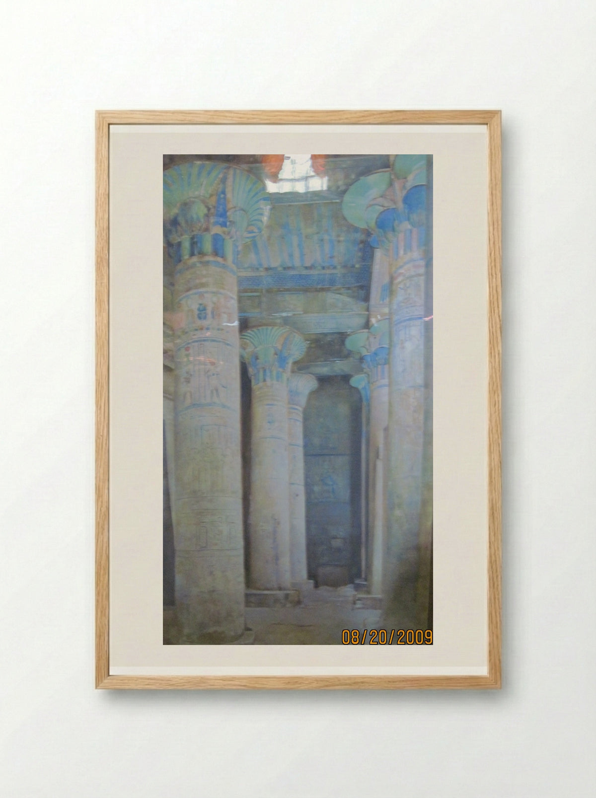 Temple at Philae - Joseph Lindon Smith - Framed Print Wood