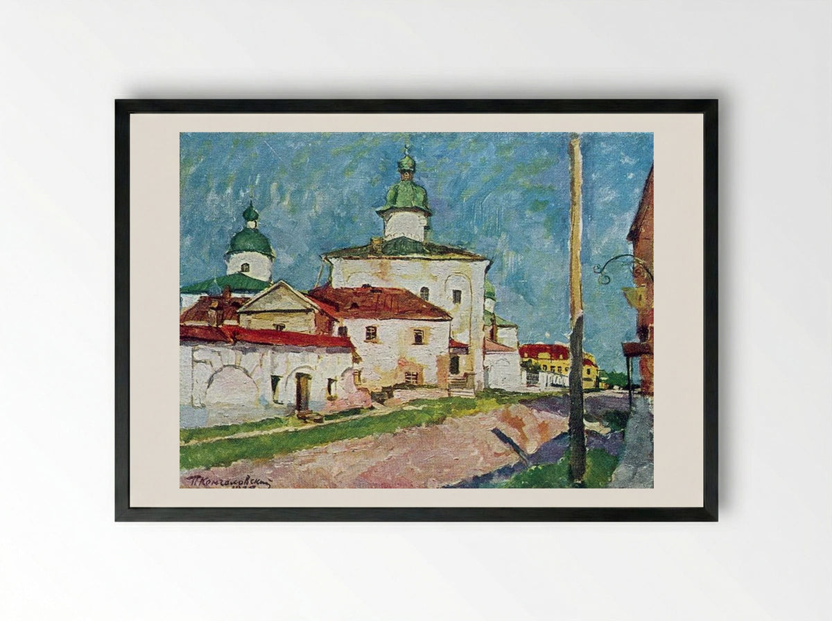 Temple of Myrrh Bearers - Pyotr Konchalovsky - Framed Print Black