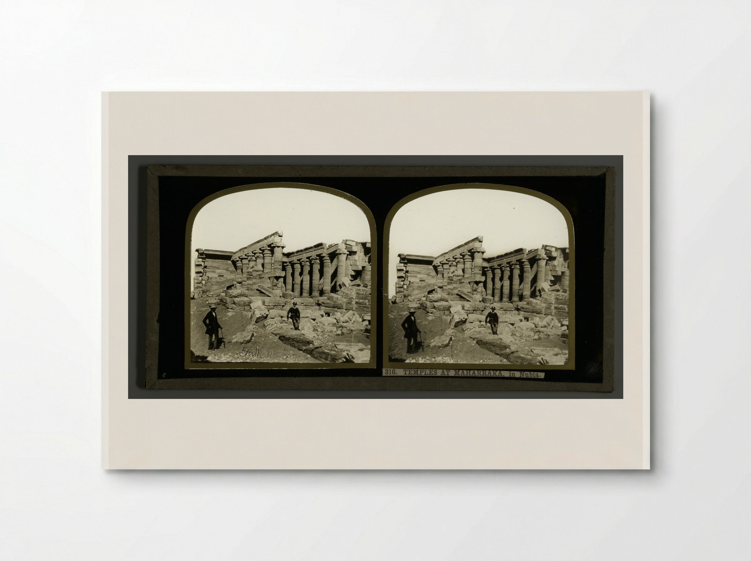 Temples at Maharraka, in Nubia - Francis Frith - Poster