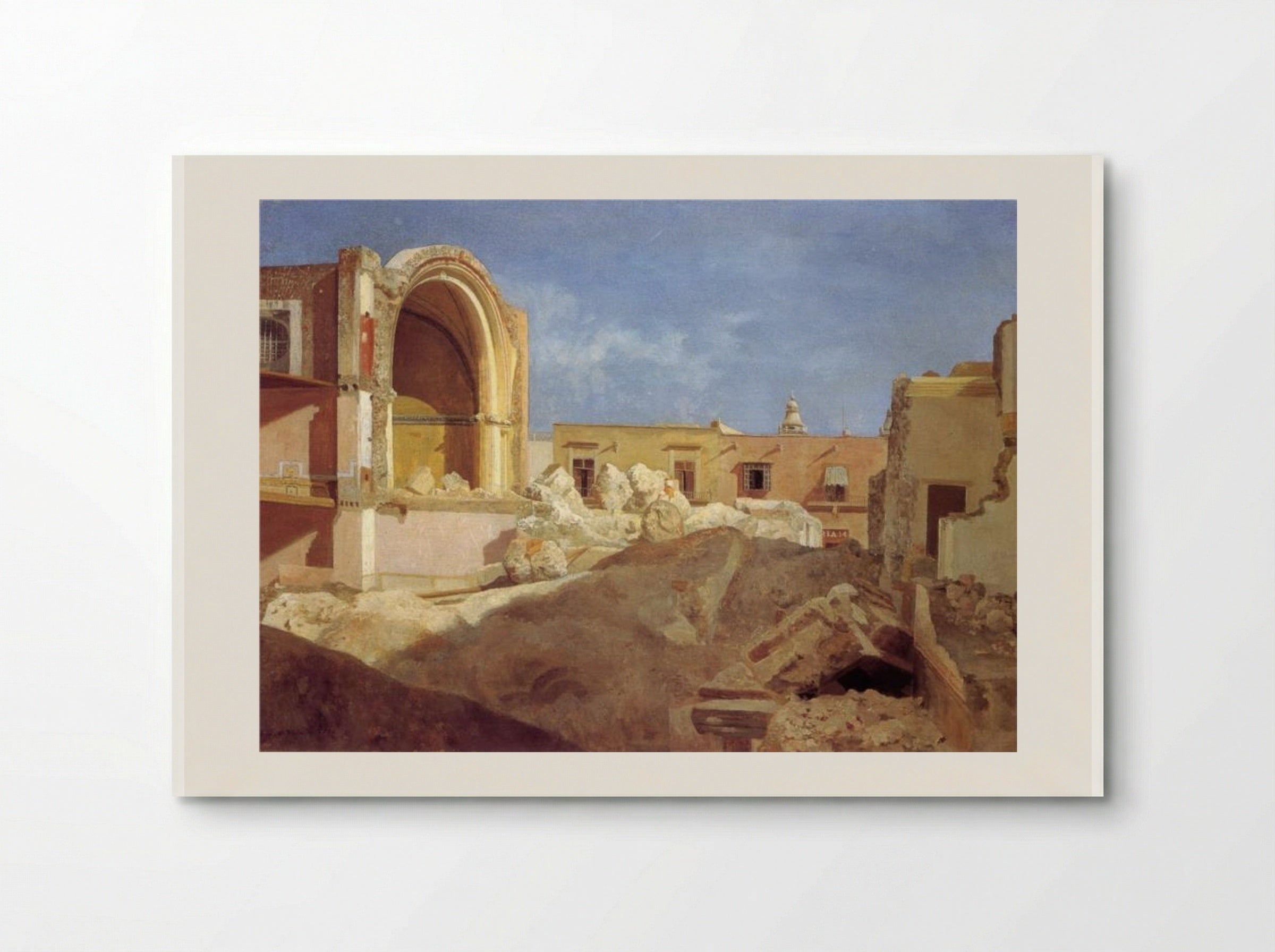 Templo de San Bernardo - José María Velasco - Poster