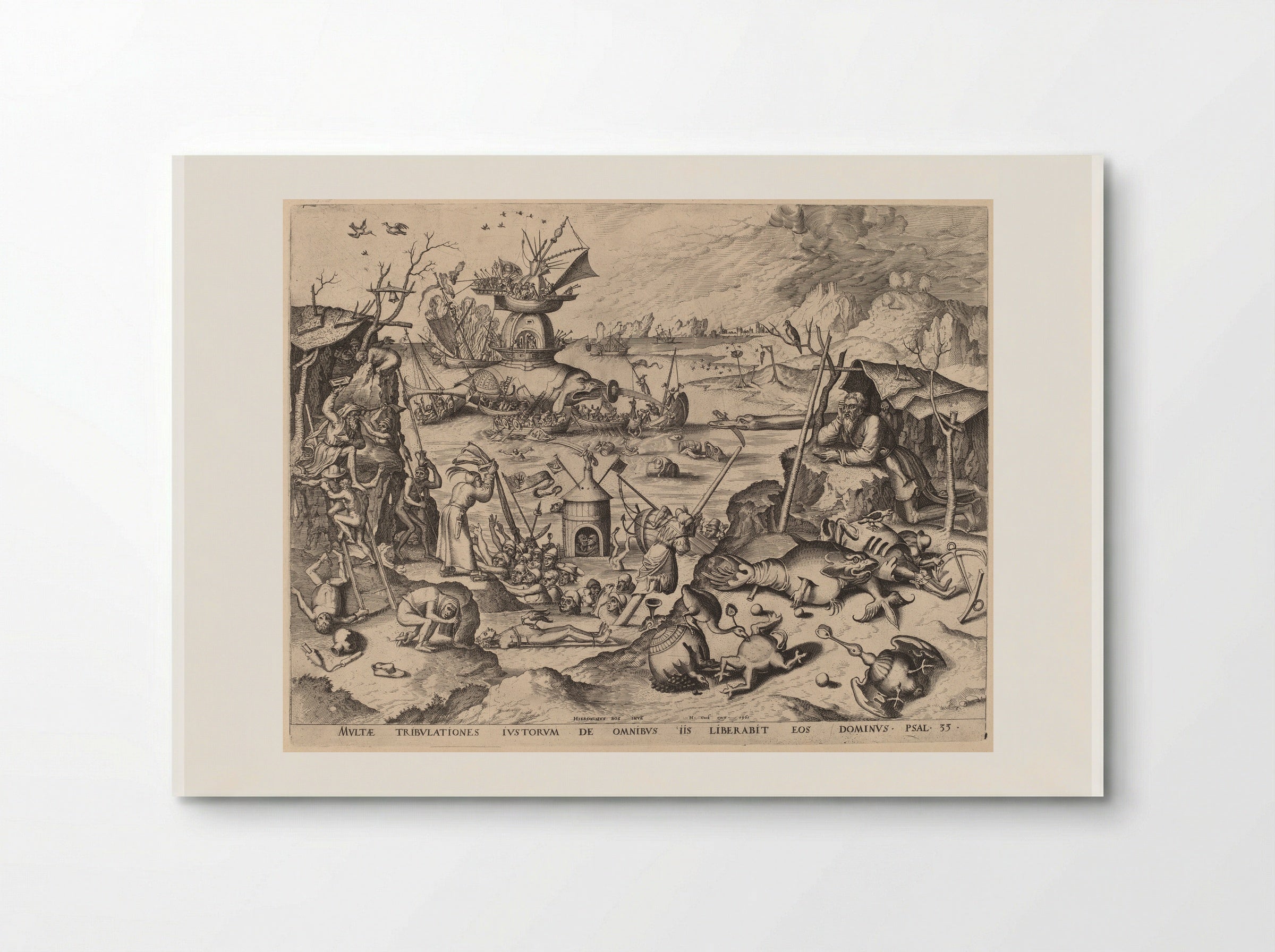 Temptation - Hieronymus Cock - Poster