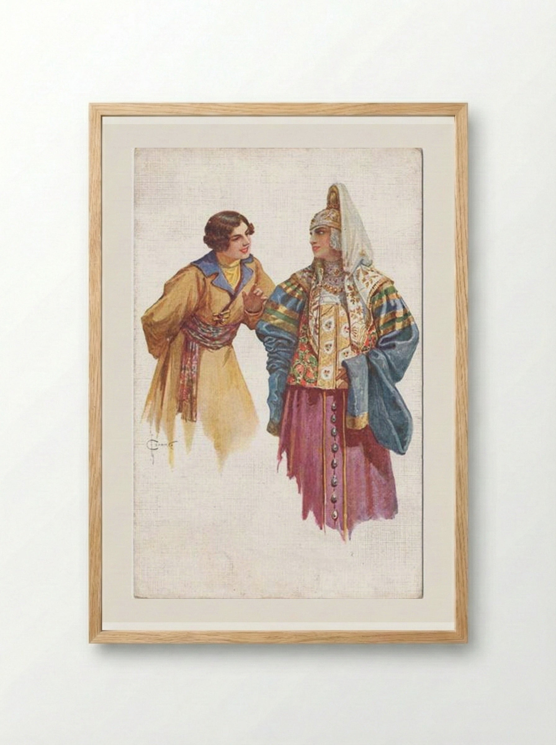 Tenderness - Sergey Solomko - Framed Print Wood