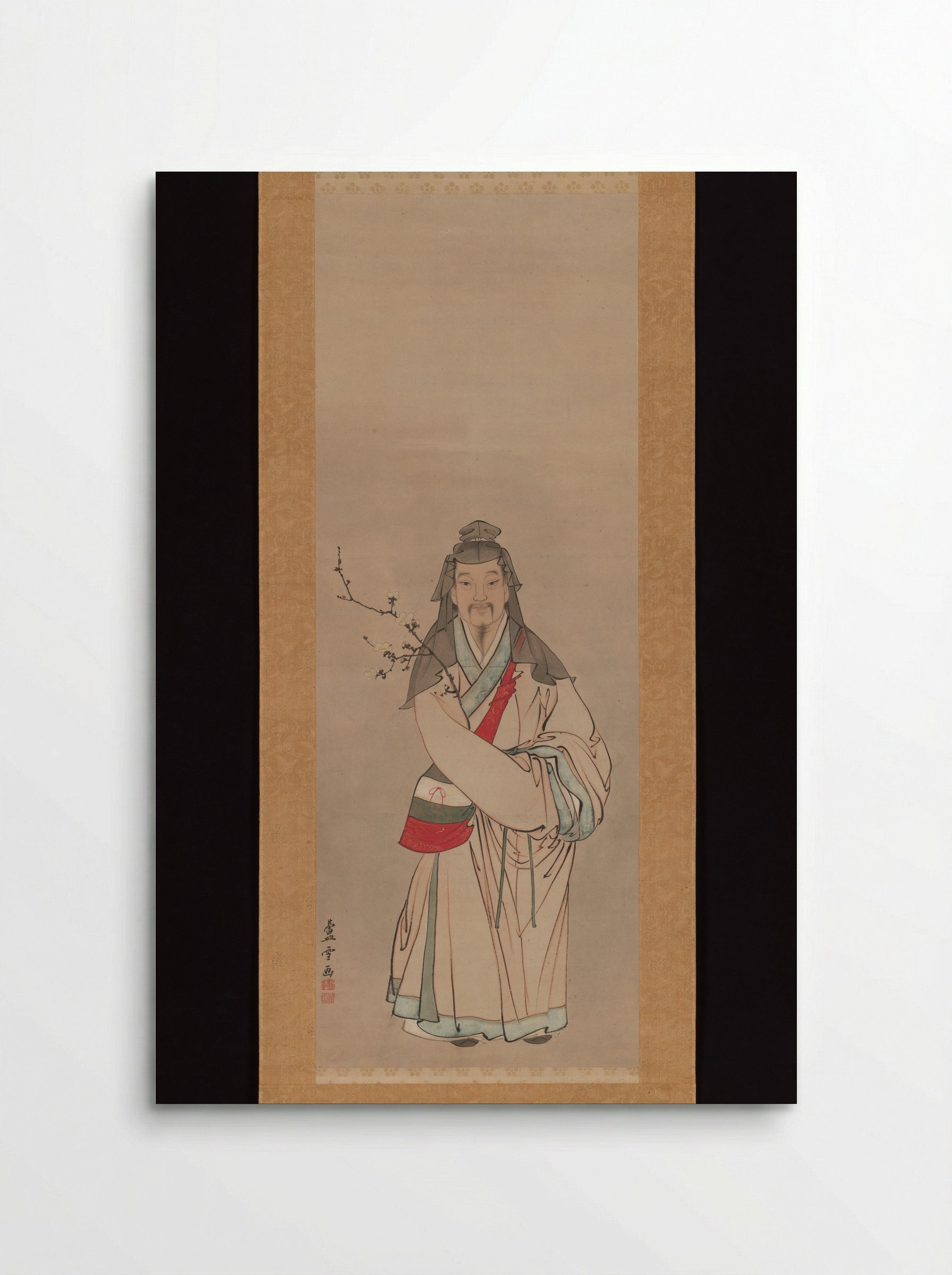 Tenjin Traveling to China - Nagasawa Rosetsu - Poster
