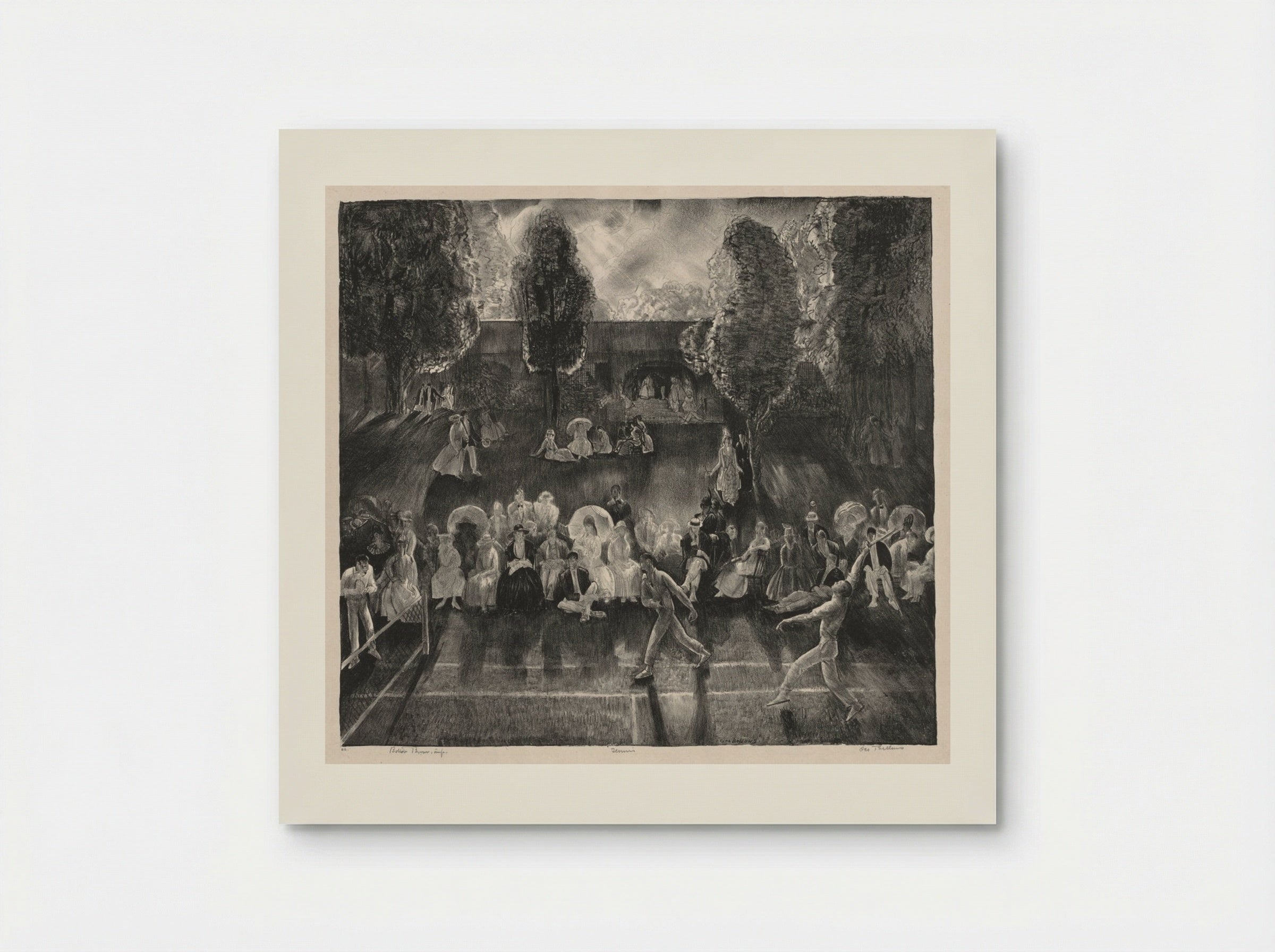 Tennis - George Bellows - Poster