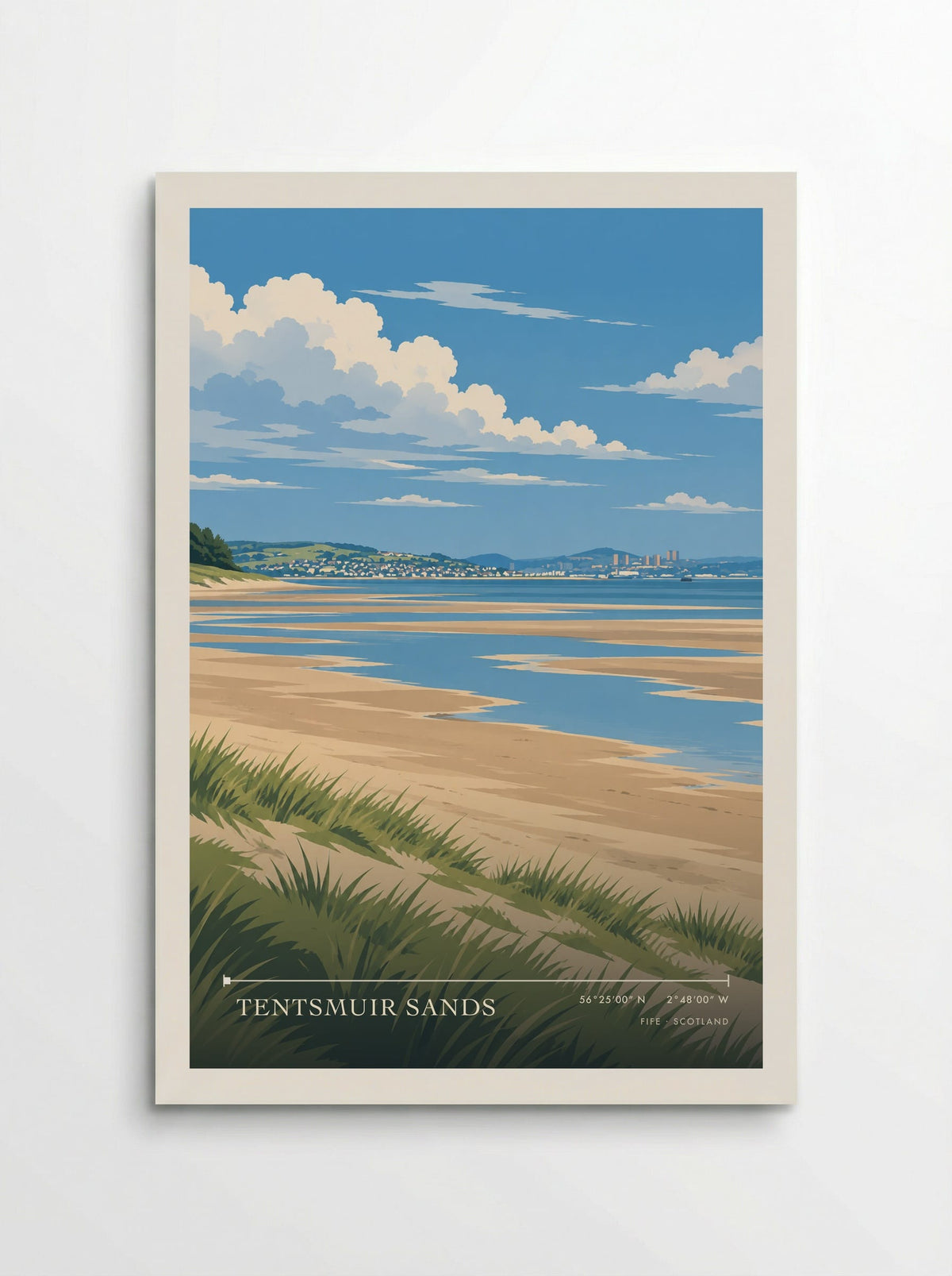 Tentsmuir Sands, Fife | Travel Poster - Poster
