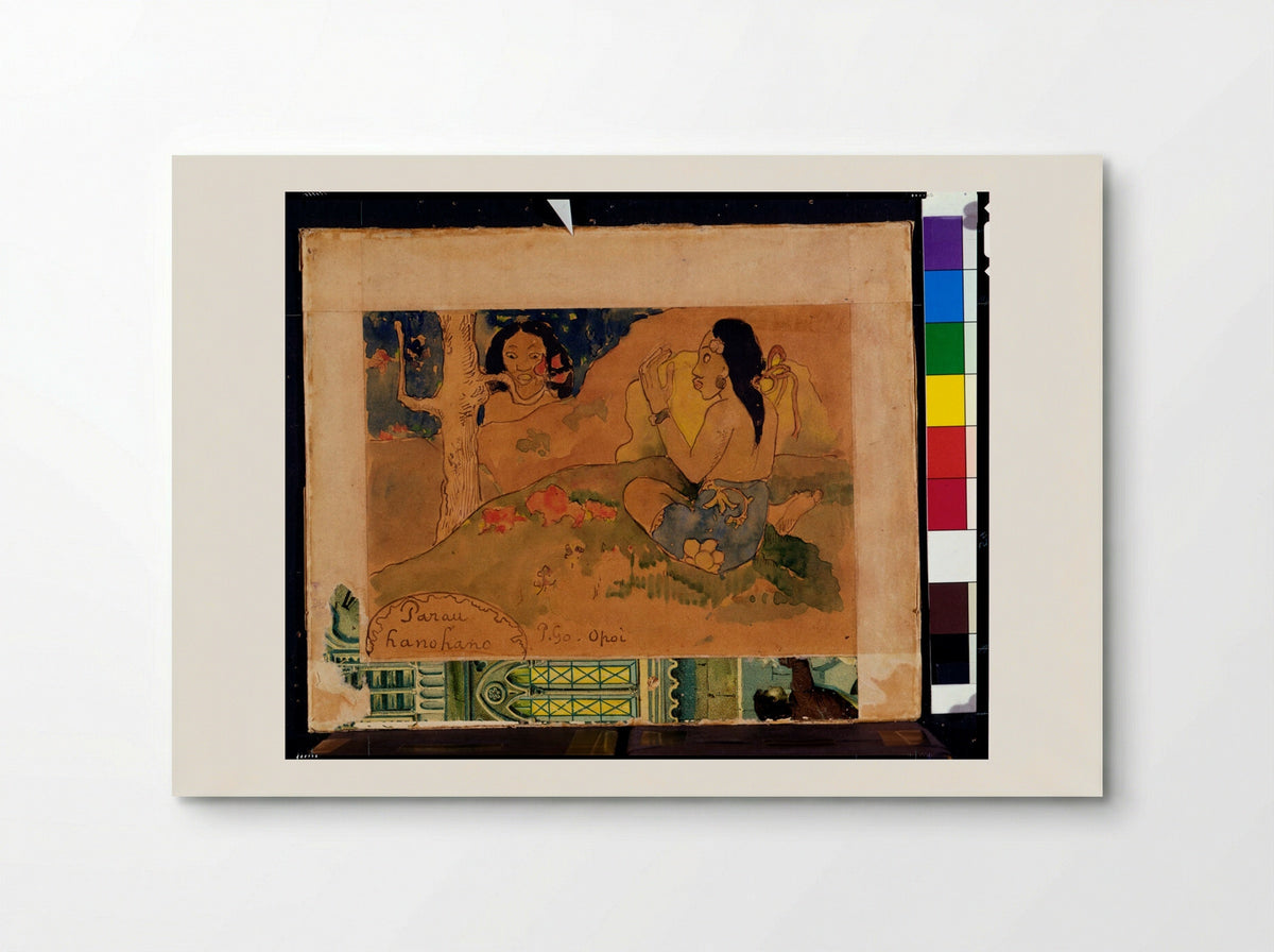 Terrible Words (Parau hano hano) - Paul Gauguin - Poster