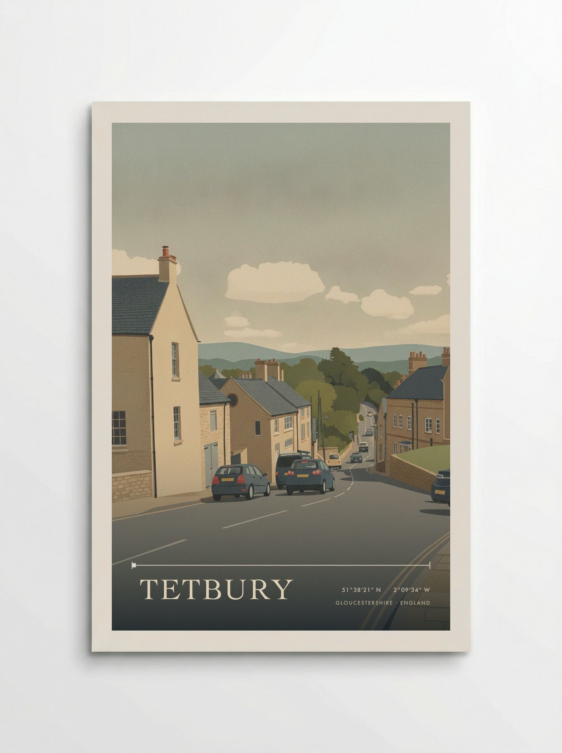 Tetbury Gloucestershire England Travel Poster - Poster