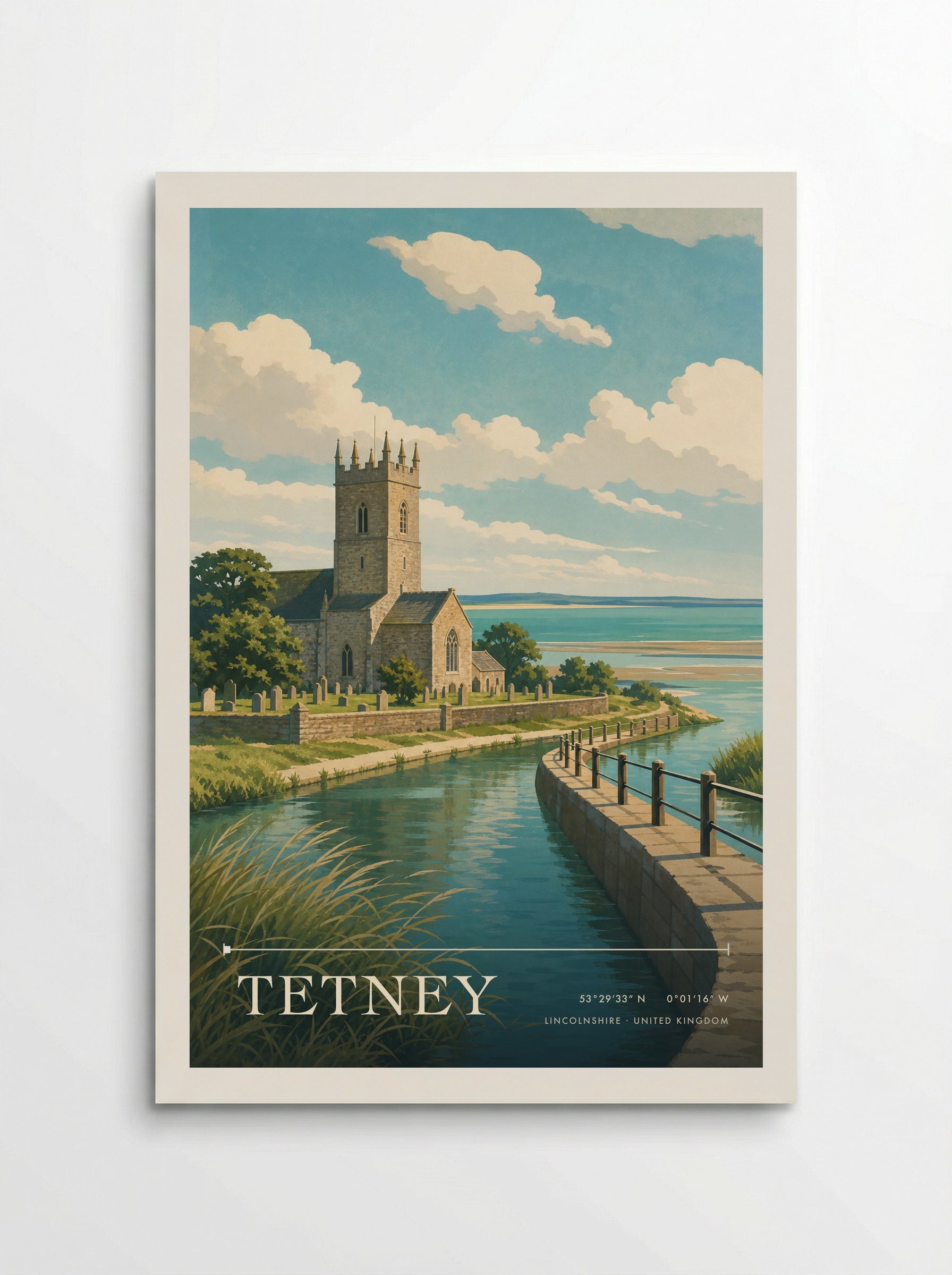 Tetney Lincolnshire United Kingdom Travel Poster - Poster