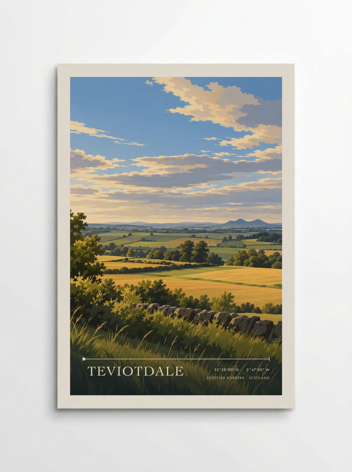 Teviotdale, Scottish Borders | Travel Poster - Poster