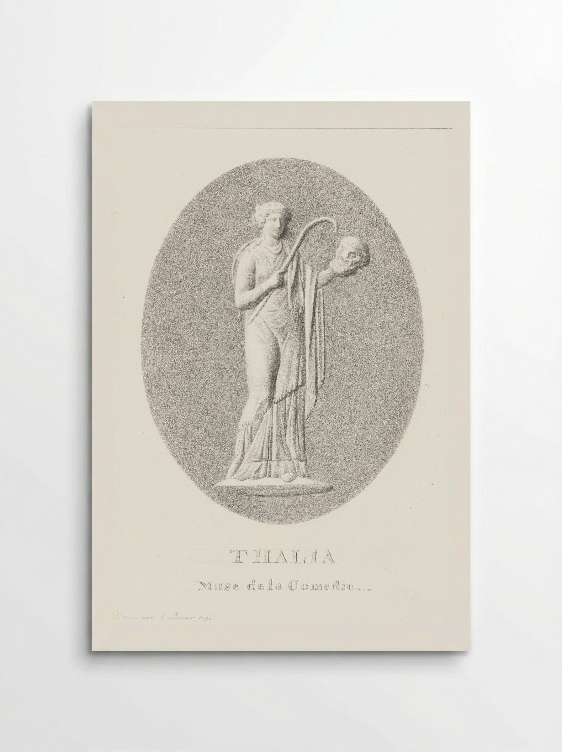Thalia, Muse of Comedy - Alexander Liernur - Poster