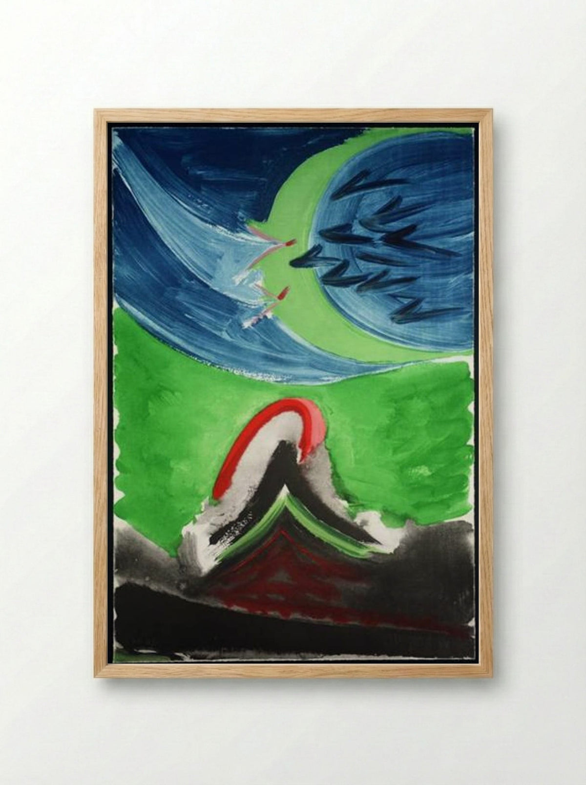 Thamar and Amnon - Terry Frost - Framed Print Wood