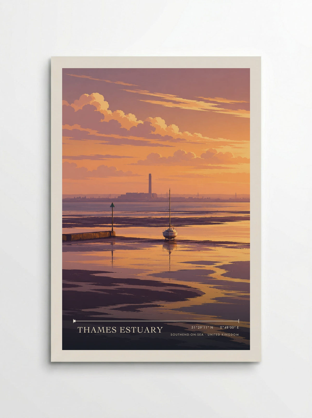 Thames Estuary, Southend-on-Sea | Travel Poster - Poster