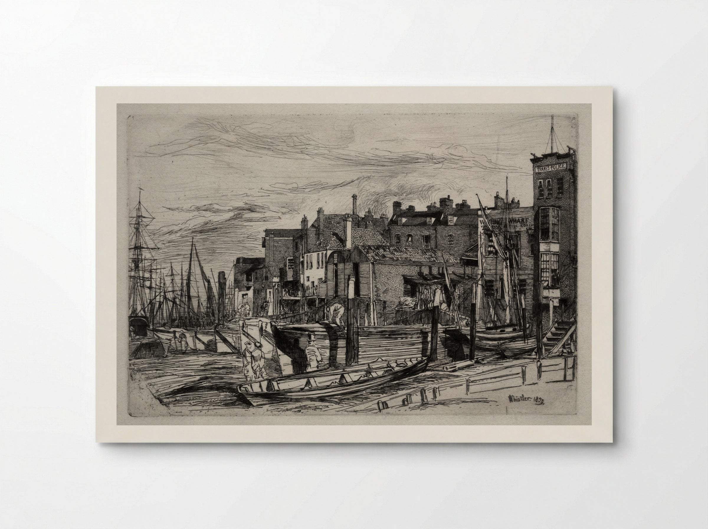 Thames Police - James McNeill Whistler - Poster