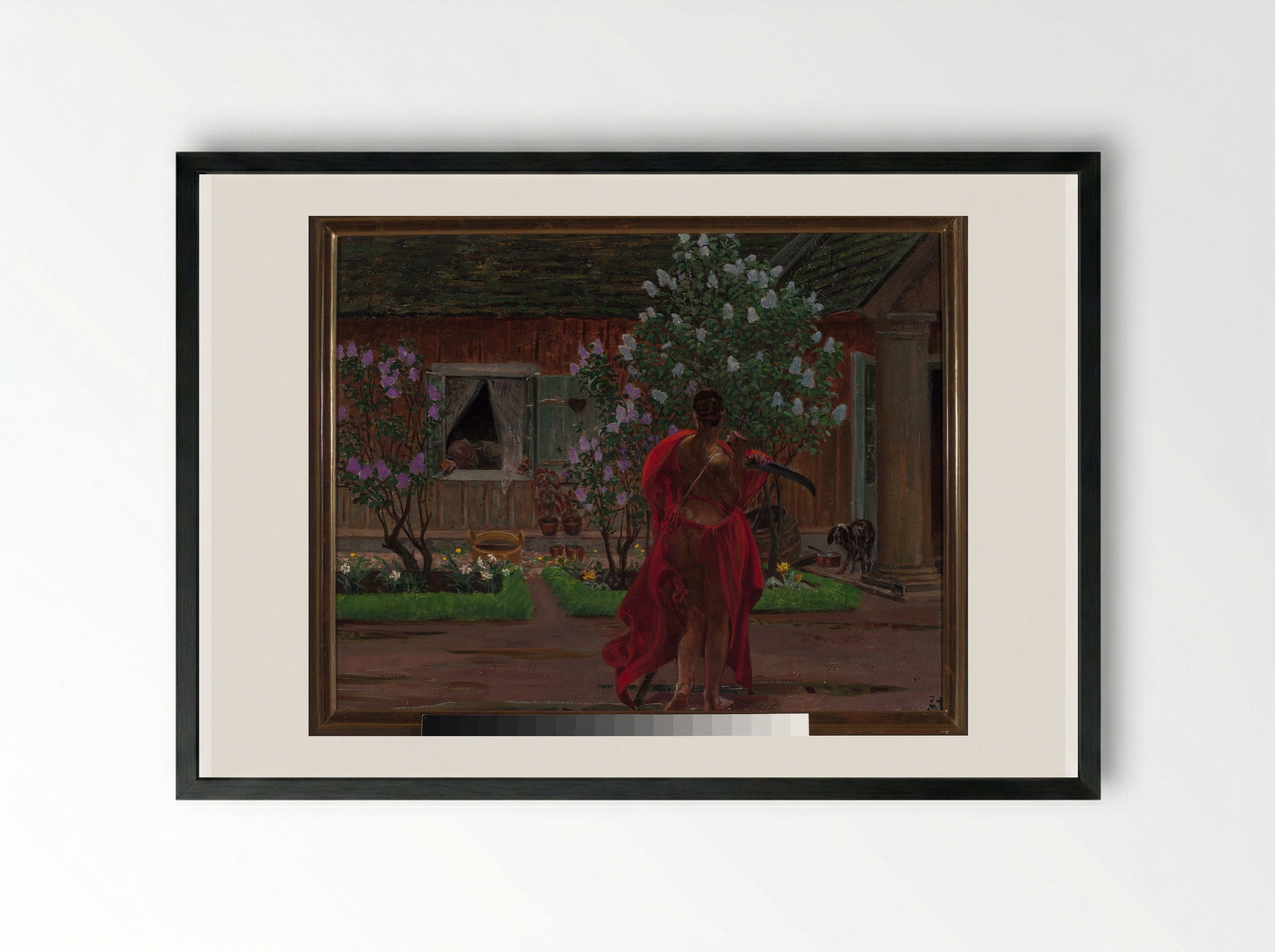 Thanatos - Jacek Malczewski - Framed Print Black