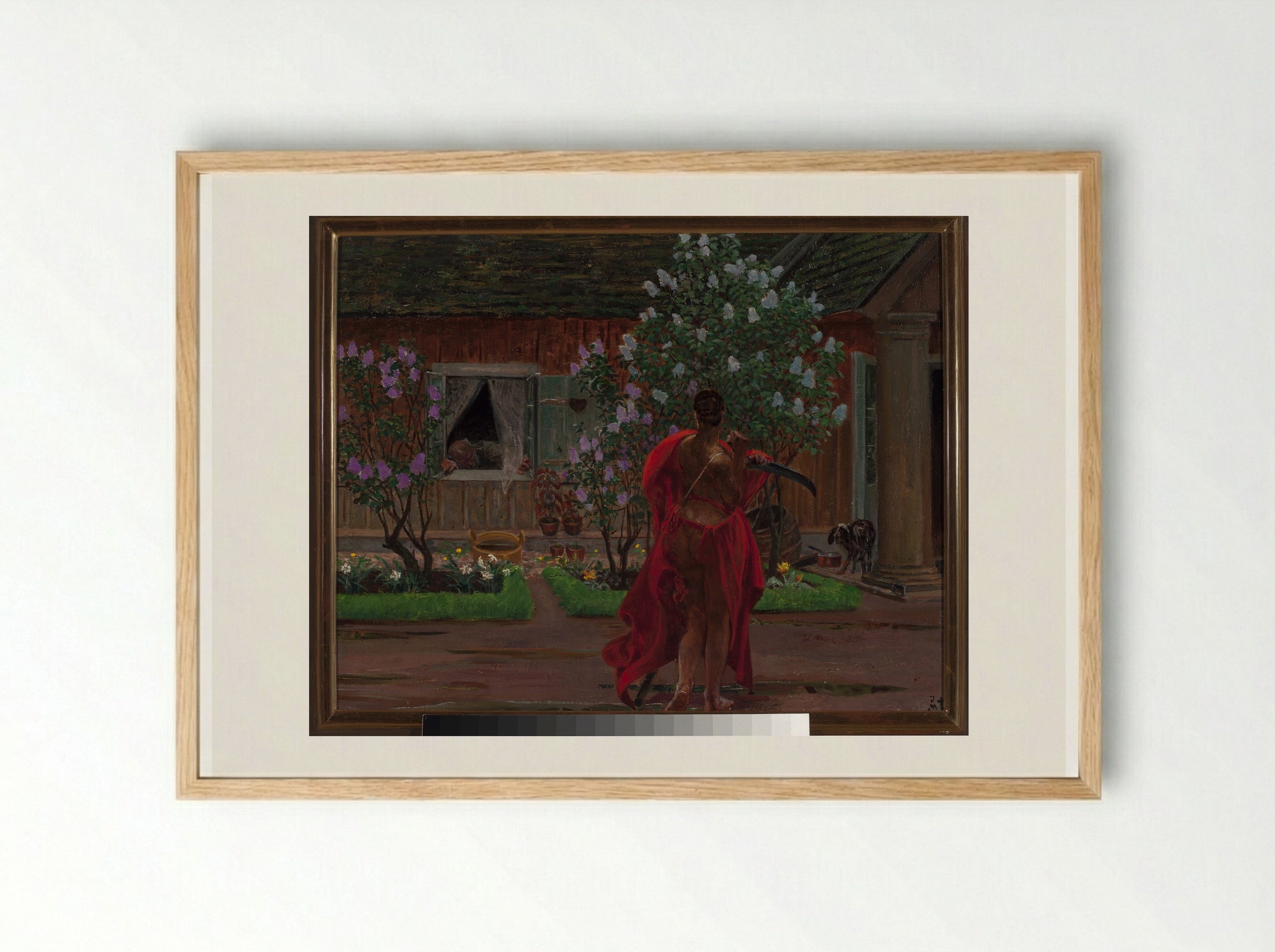 Thanatos - Jacek Malczewski - Framed Print Wood