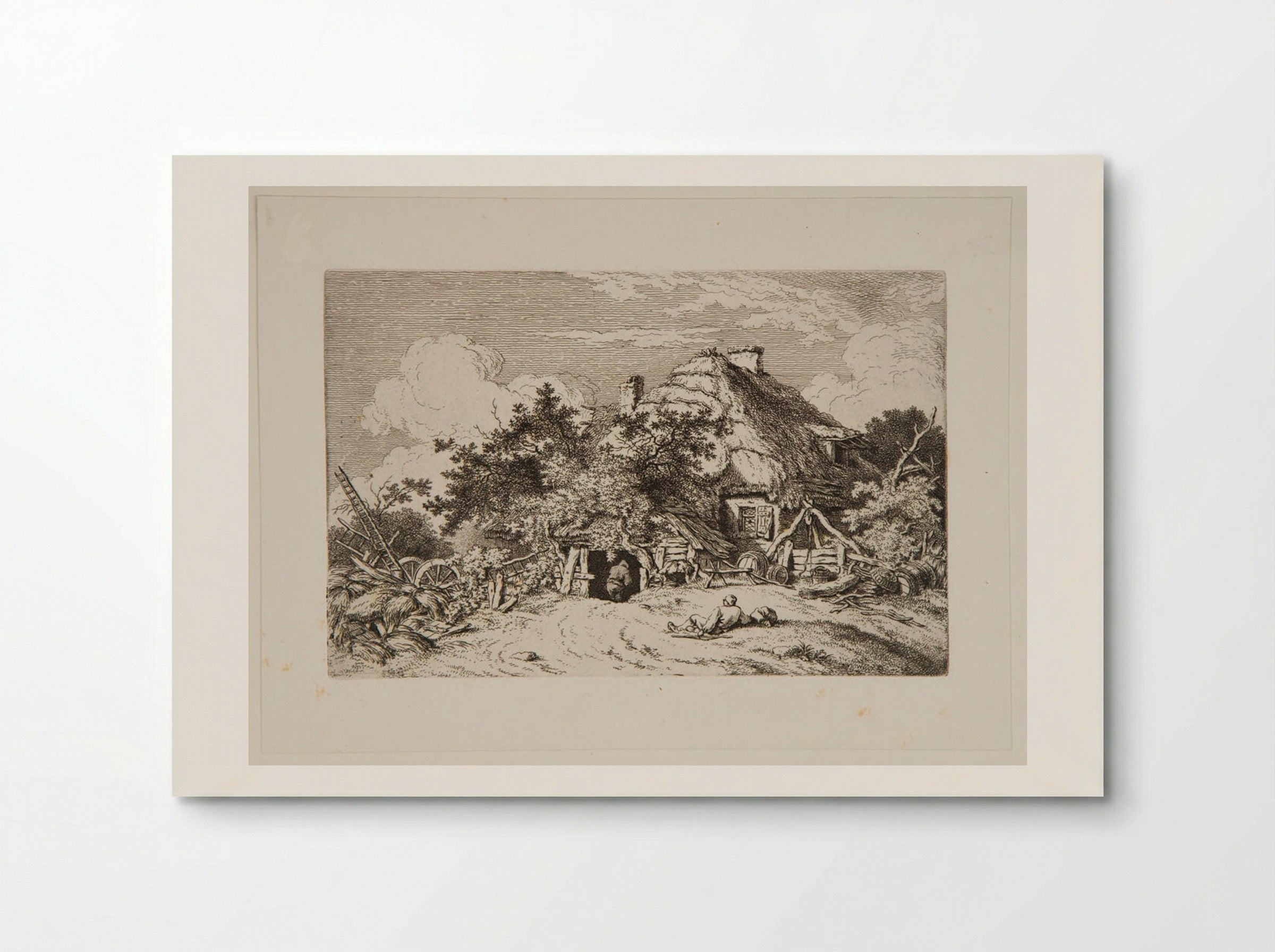 Thatched Cottage - Ferdinand Kobell - Poster