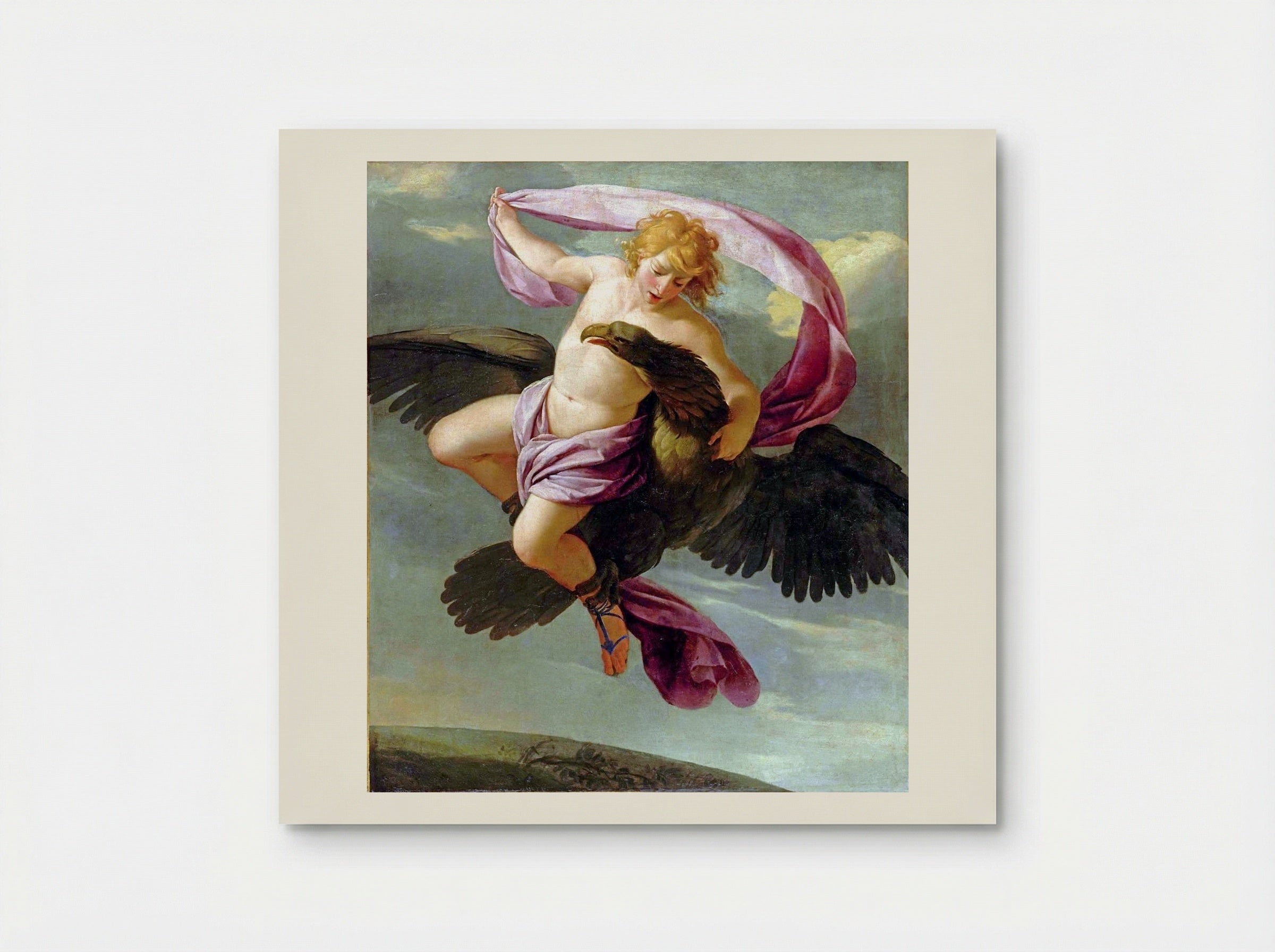 The Abduction of Ganymede - Eustache Le Sueur - Poster