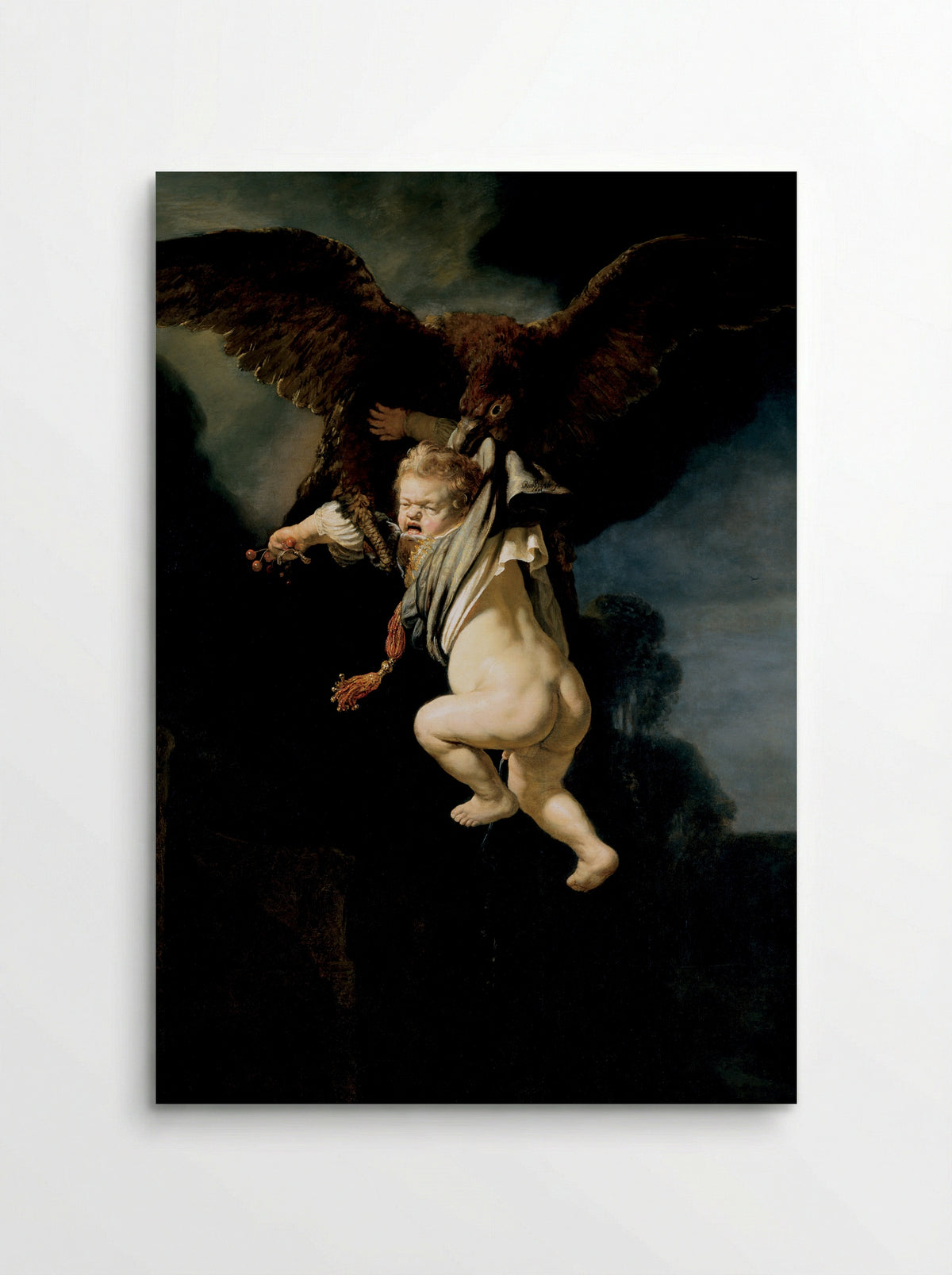 The Abduction of Ganymede - Rembrandt van Rijn - Poster