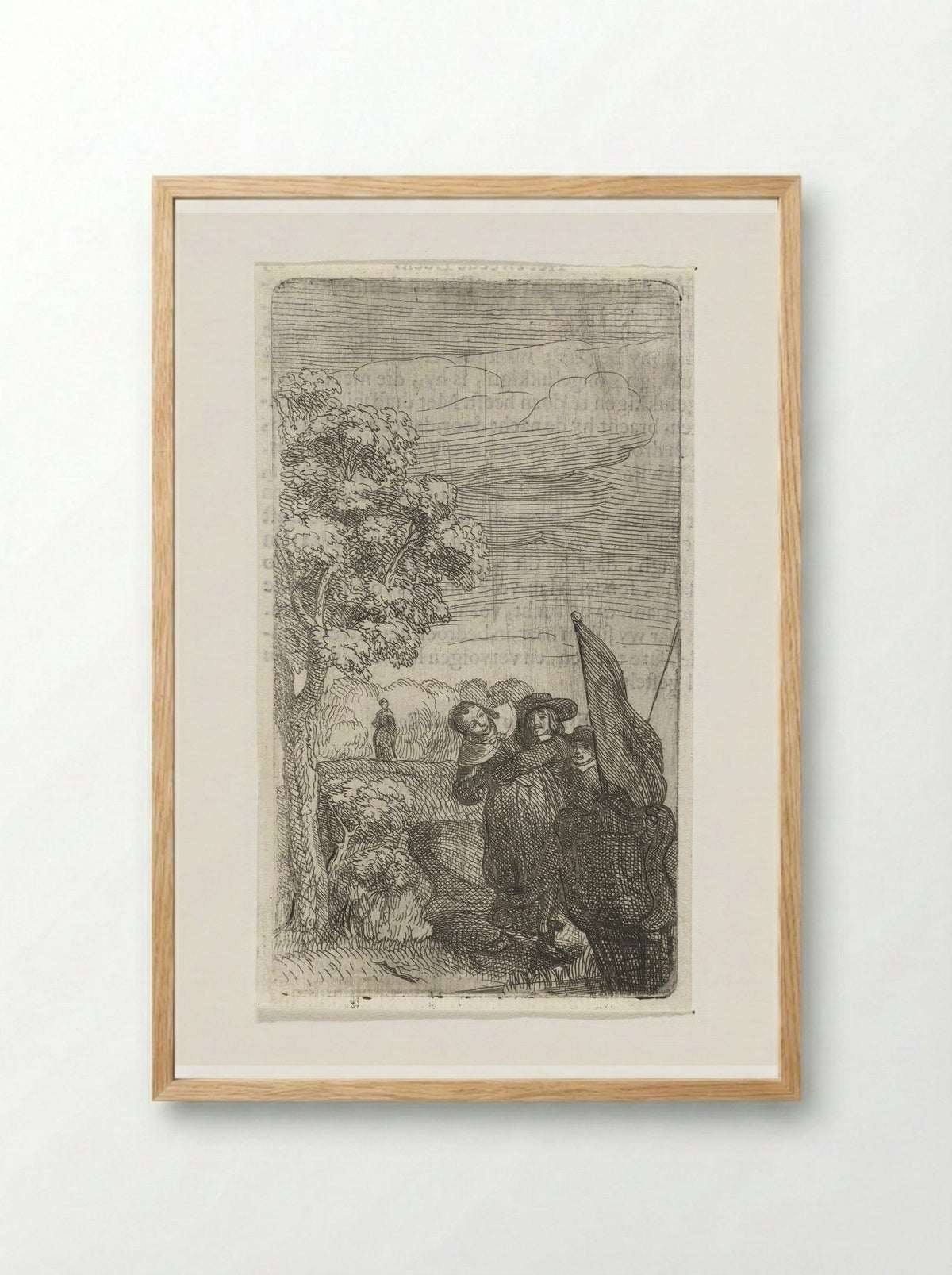 The Abduction of the Woman - Samuel van Hoogstraten - Framed Print Wood