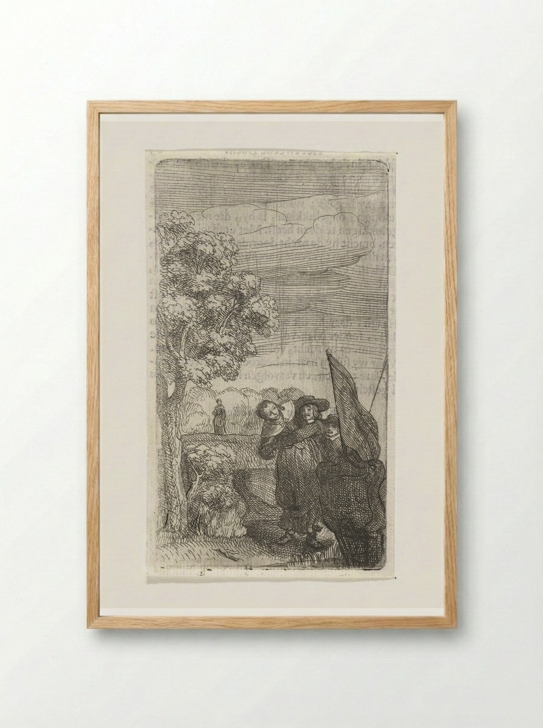 The Abduction of the Woman - Samuel van Hoogstraten - Framed Print Wood