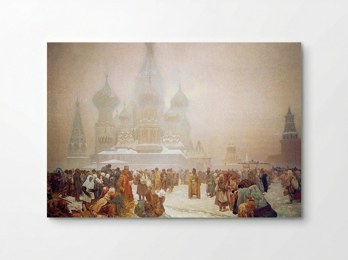 The Abolition of Serfdom in Russia - Alphonse Mucha - Poster