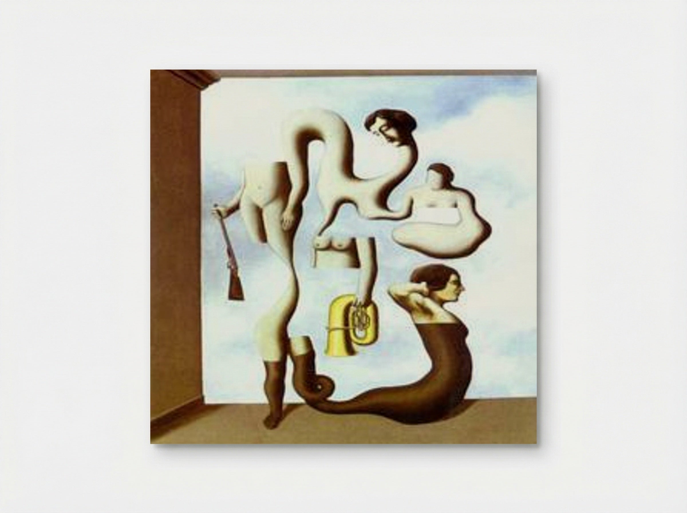 The Acrobat's Exercises - René Magritte - Poster