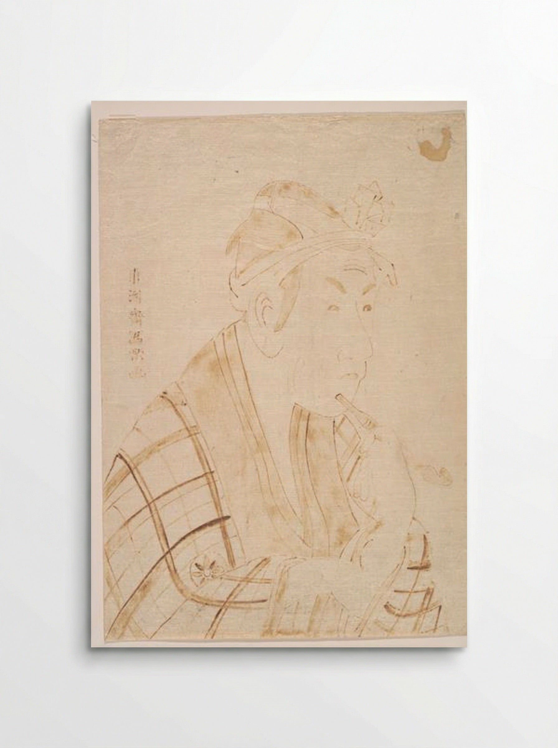 The Actor Matsumoto Koshiro as Banzuin Chobei - Tōshūsai Sharaku - Poster