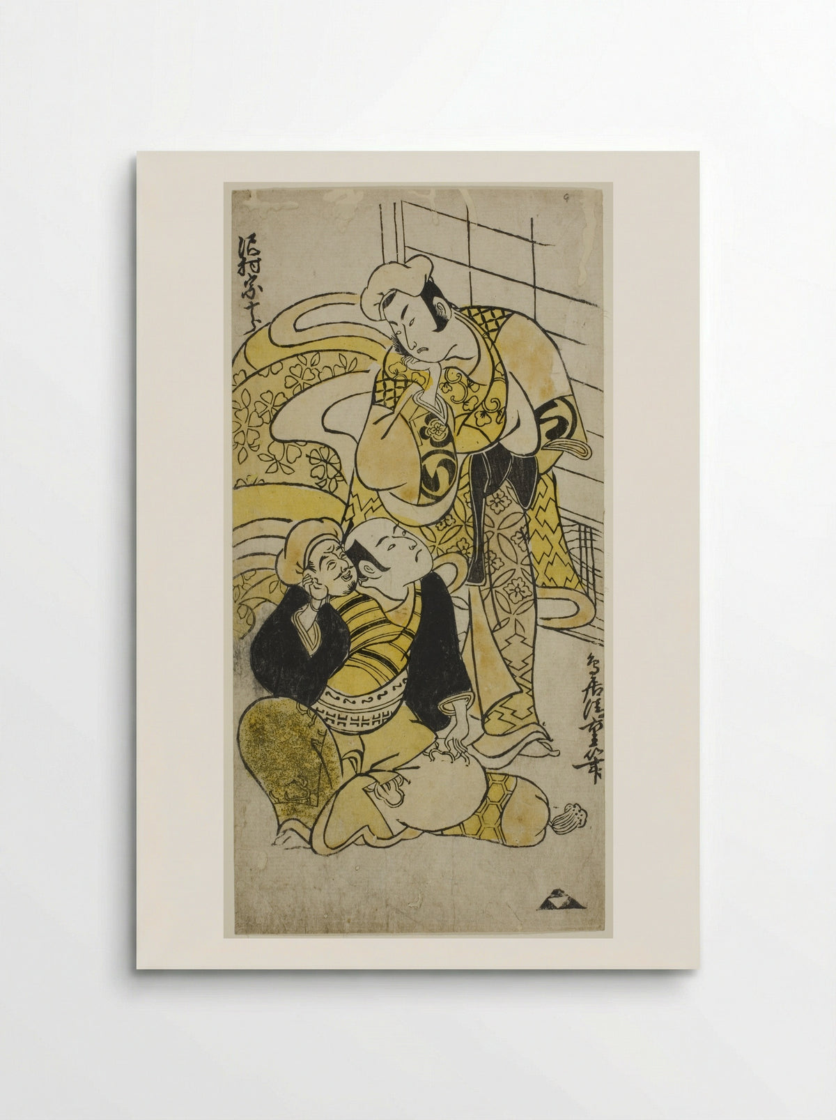The Actor Sawamura Sojuro I as Soga no Juro - Torii Kiyoshige - Poster