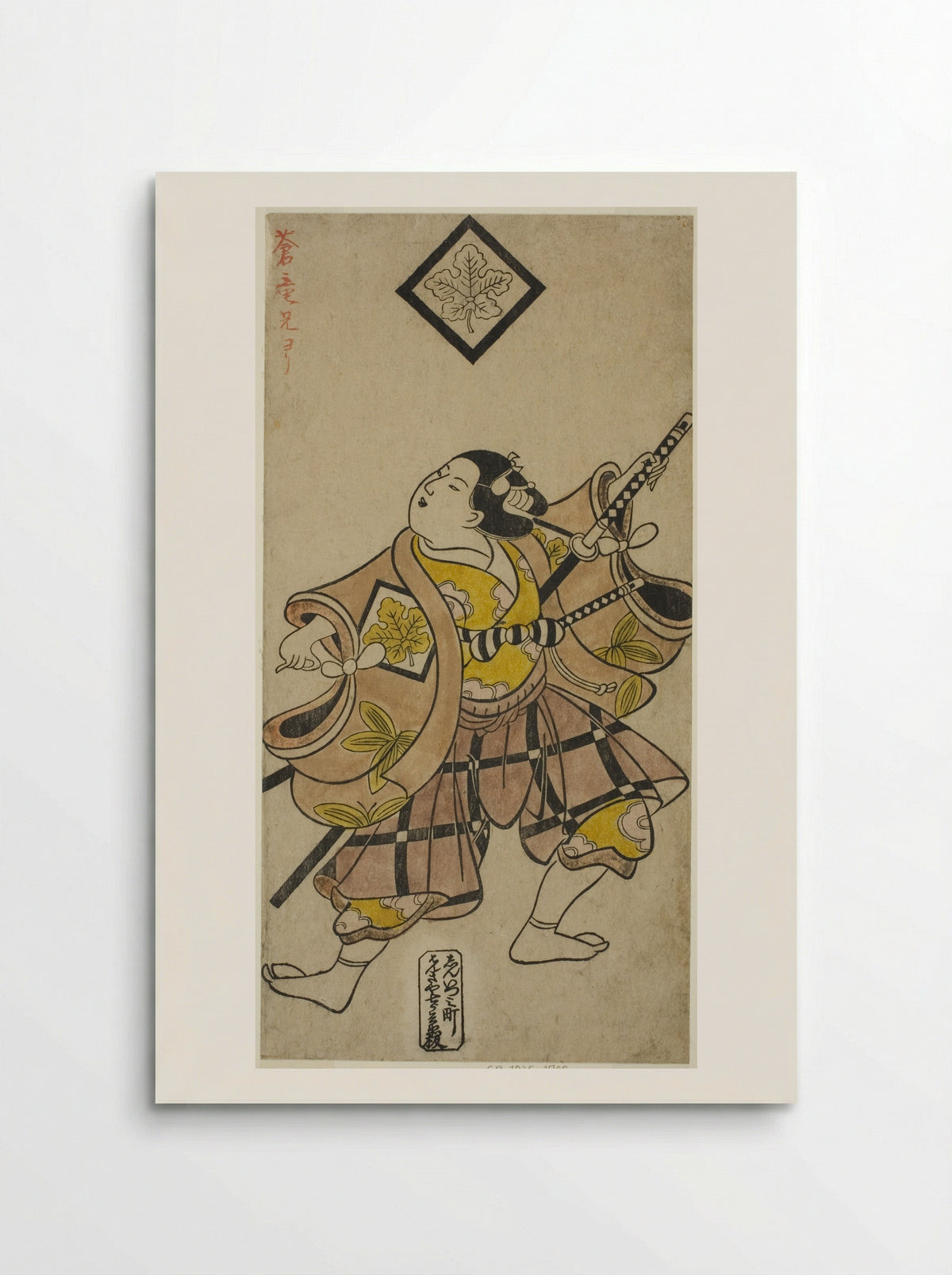 The Actor Shinomiya Heihachi I - Torii Kiyonobu I - Poster