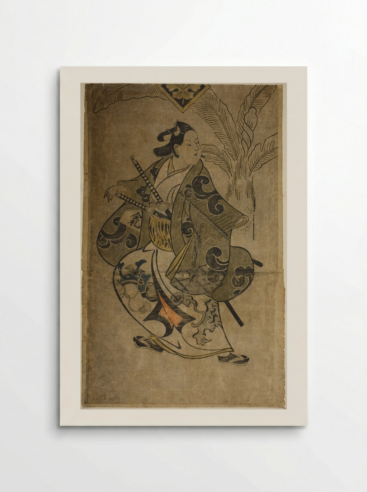The Actor Shinomiya Heihachi - Torii Kiyonobu I - Poster