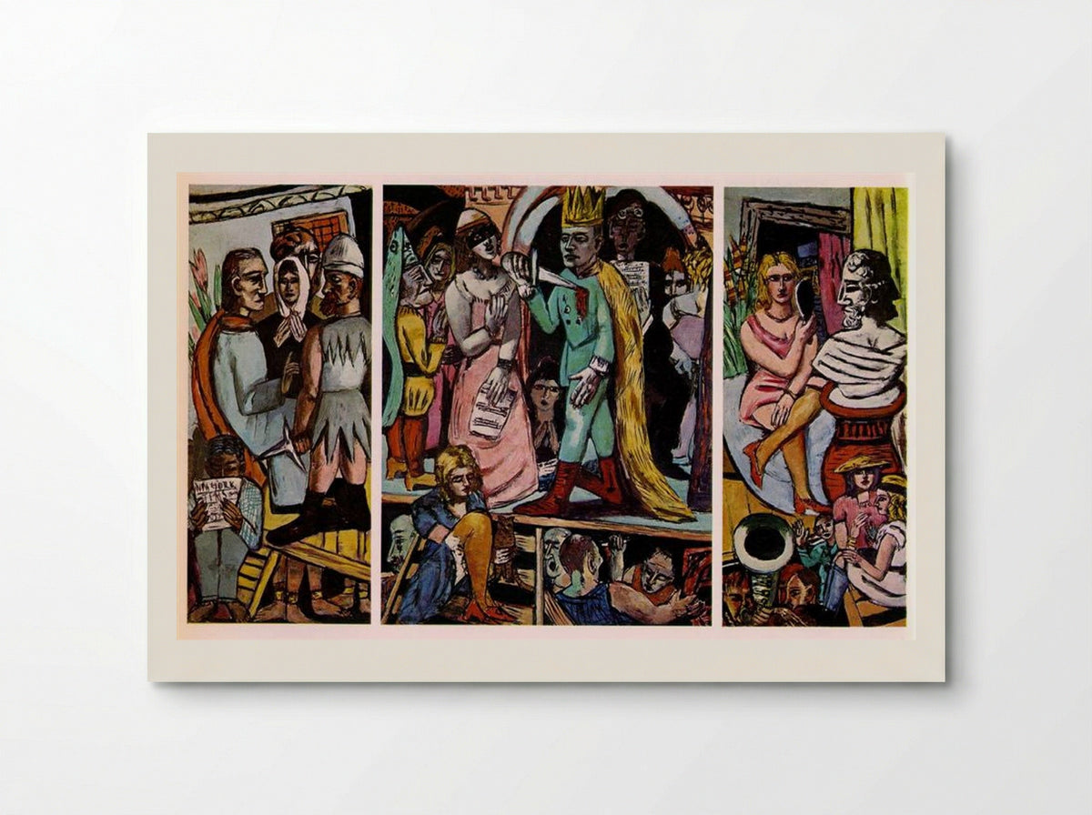 The Actors - Max Beckmann - Poster